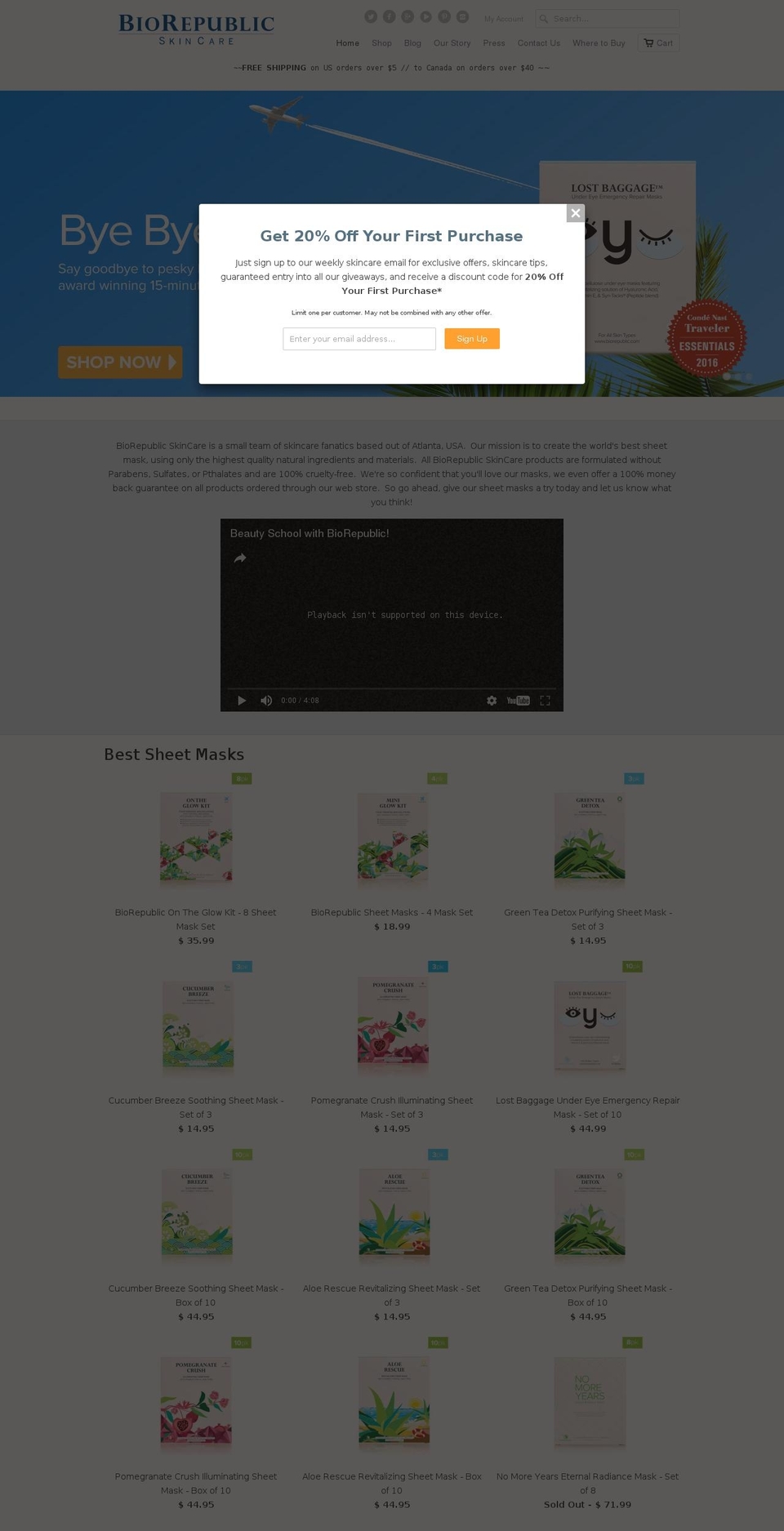 bio-republic.net shopify website screenshot
