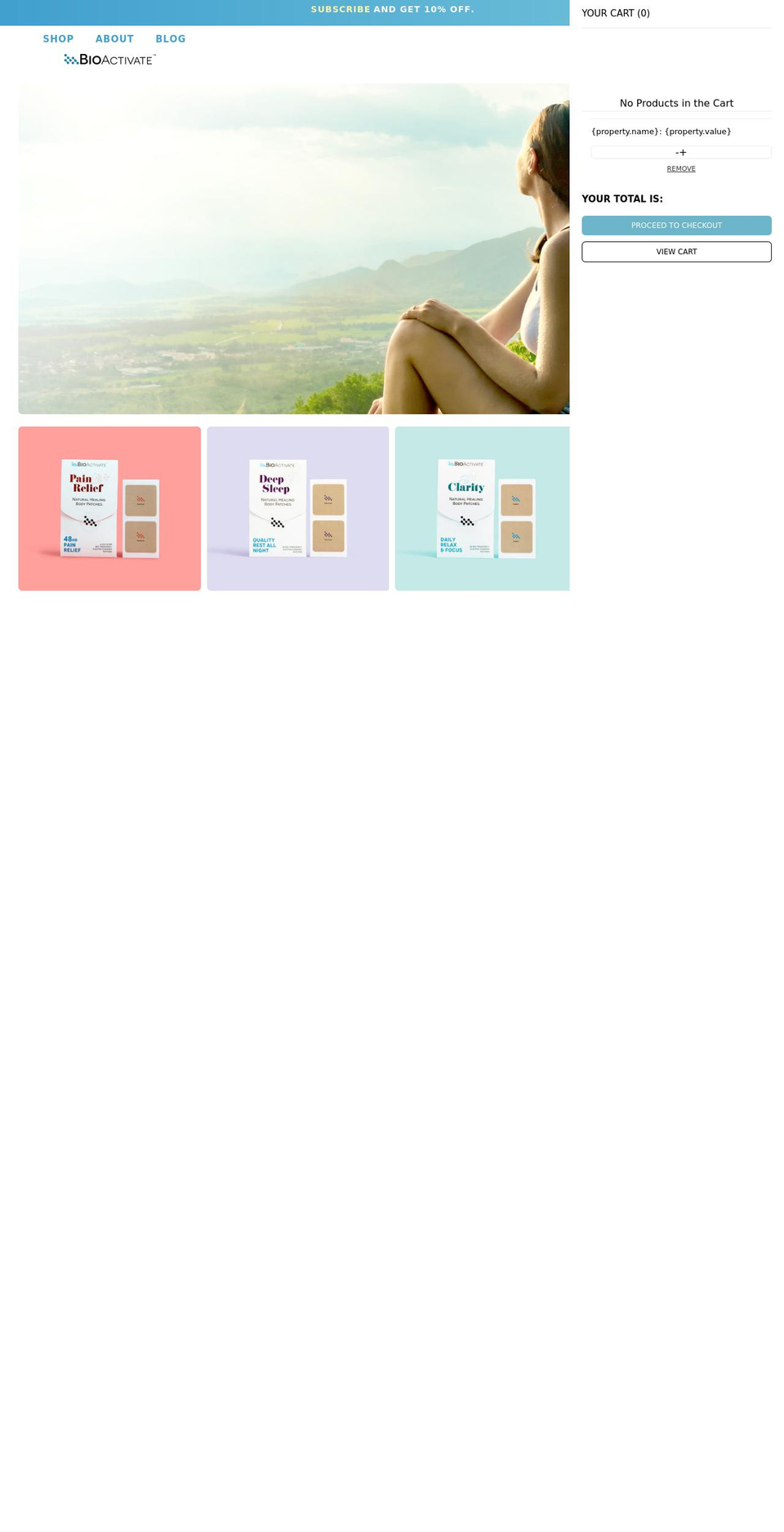 bioactivate.com shopify website screenshot