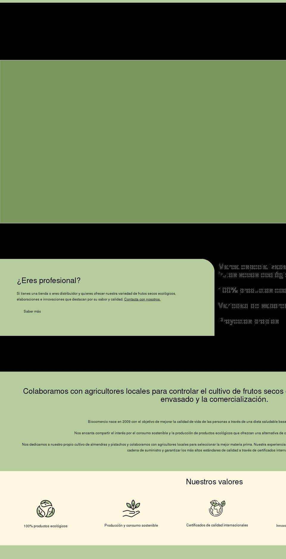 biocomercio.es shopify website screenshot