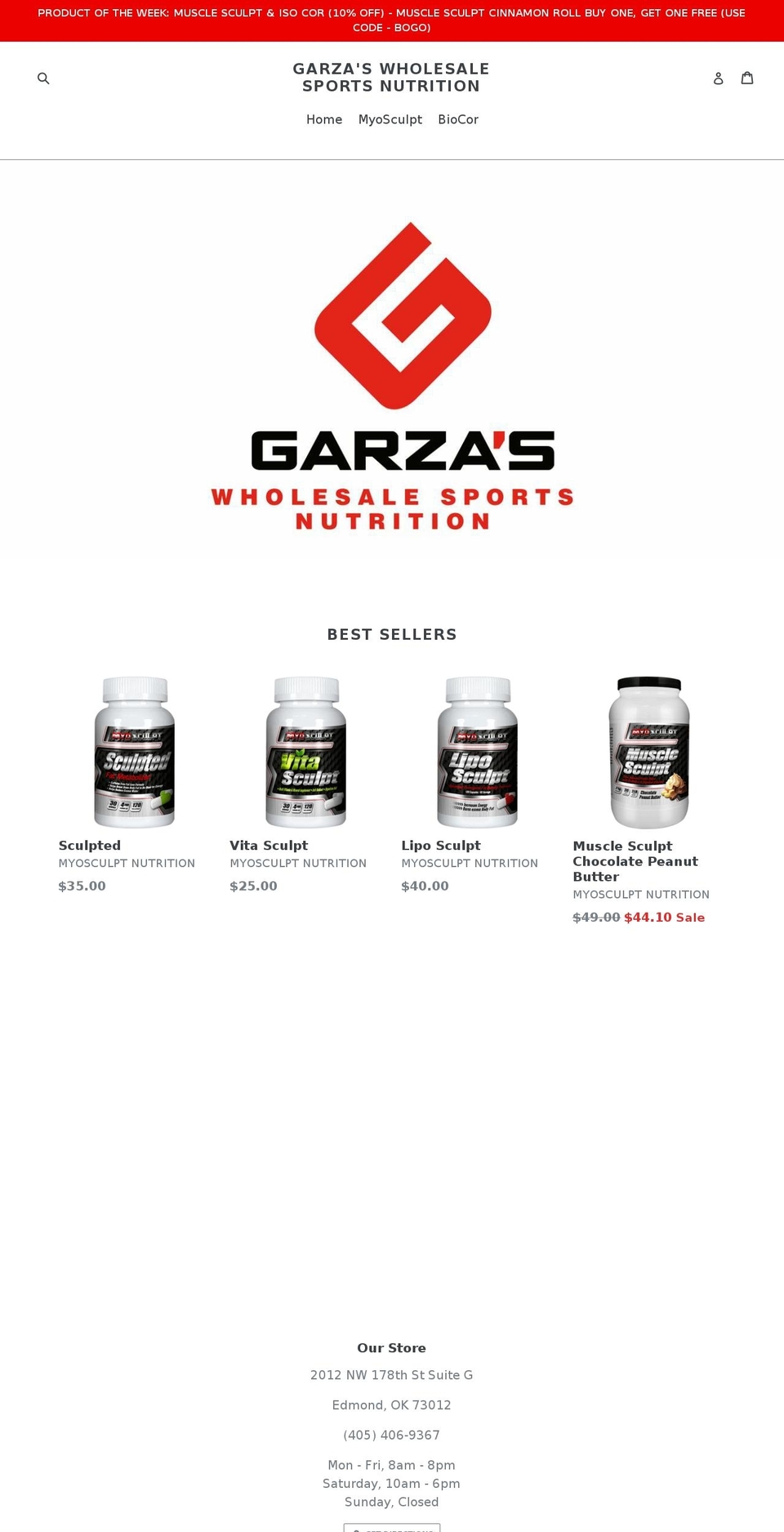 biocorsupps.com — Shopify storefront screenshot