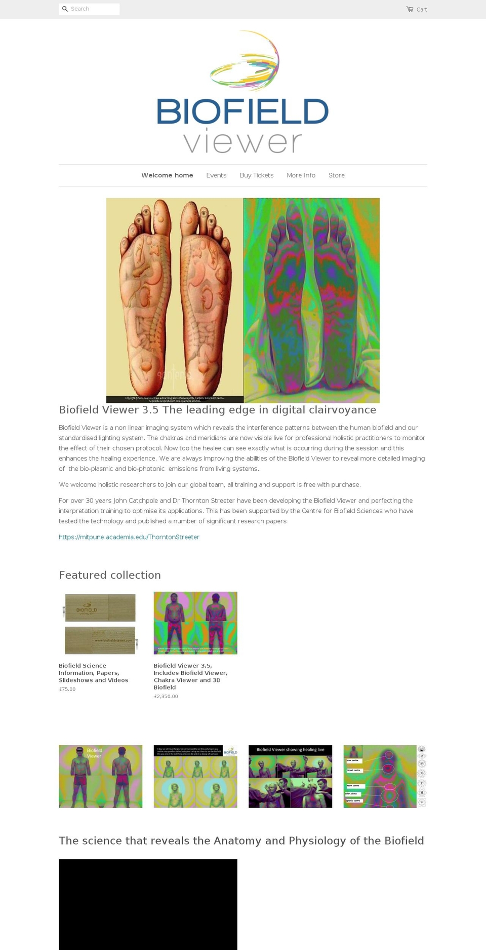 biofieldscan.com — Shopify storefront screenshot