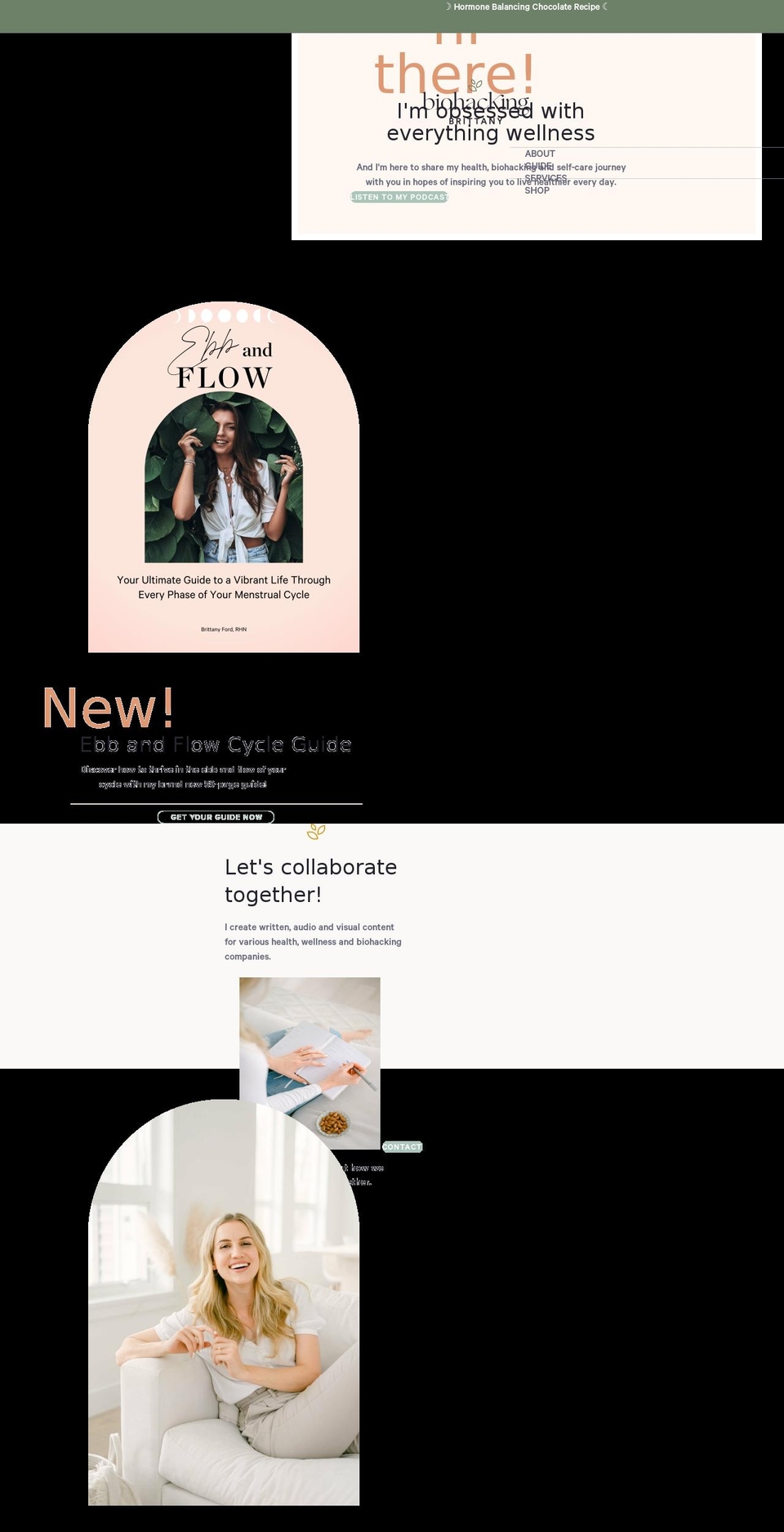 biohackingbrittany.com shopify website screenshot