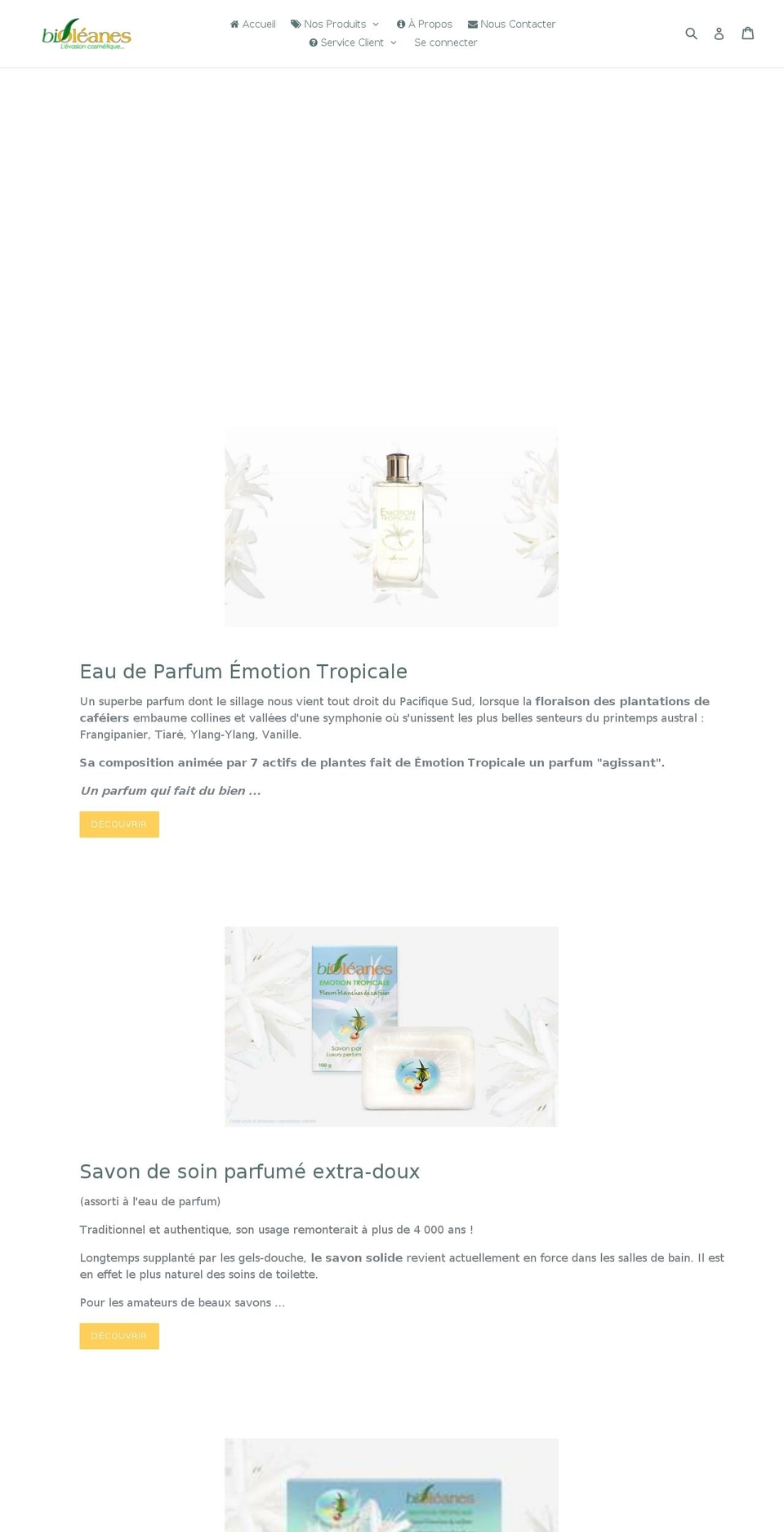 bioleanes.com — Shopify storefront screenshot