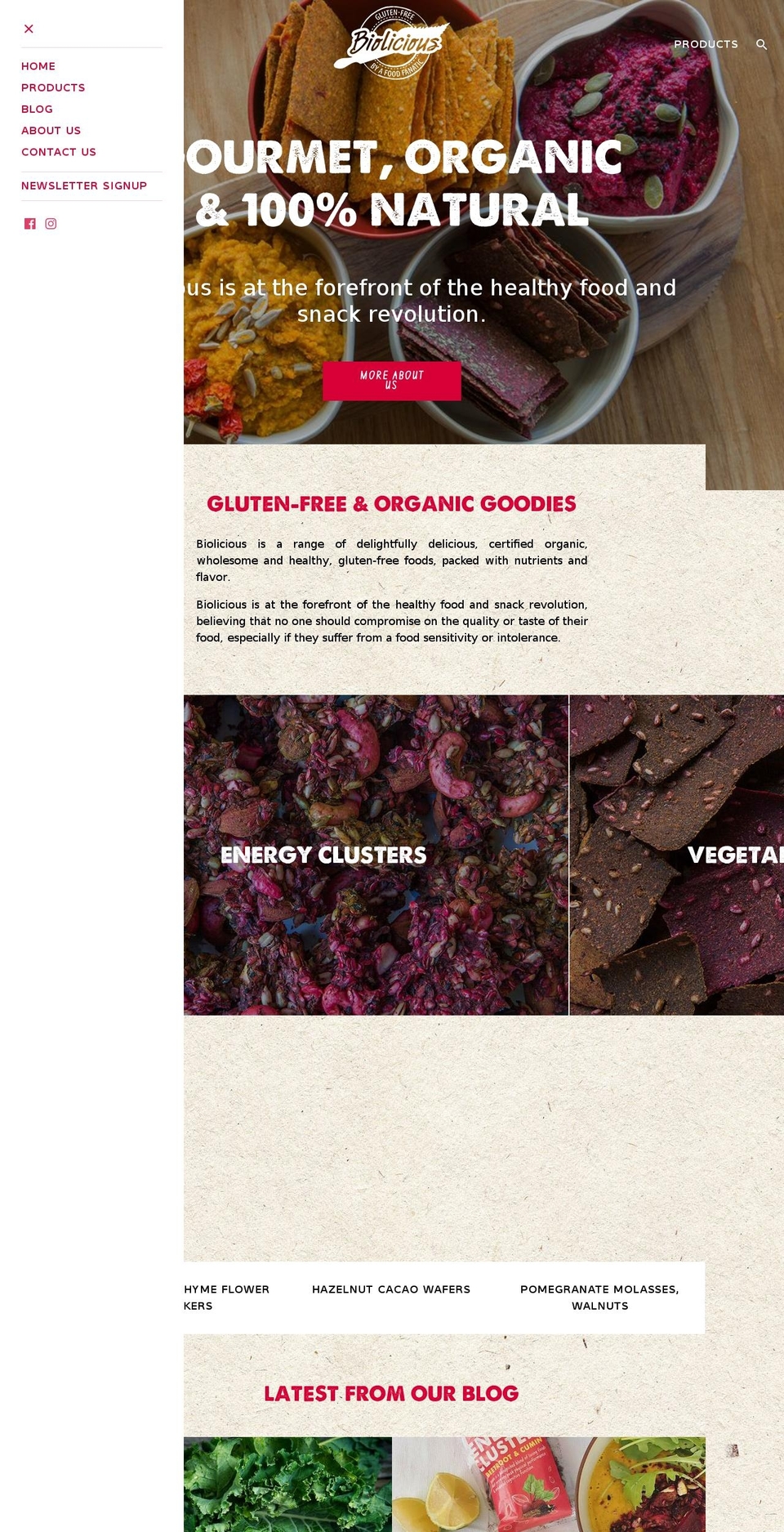 biolicious.me shopify website screenshot