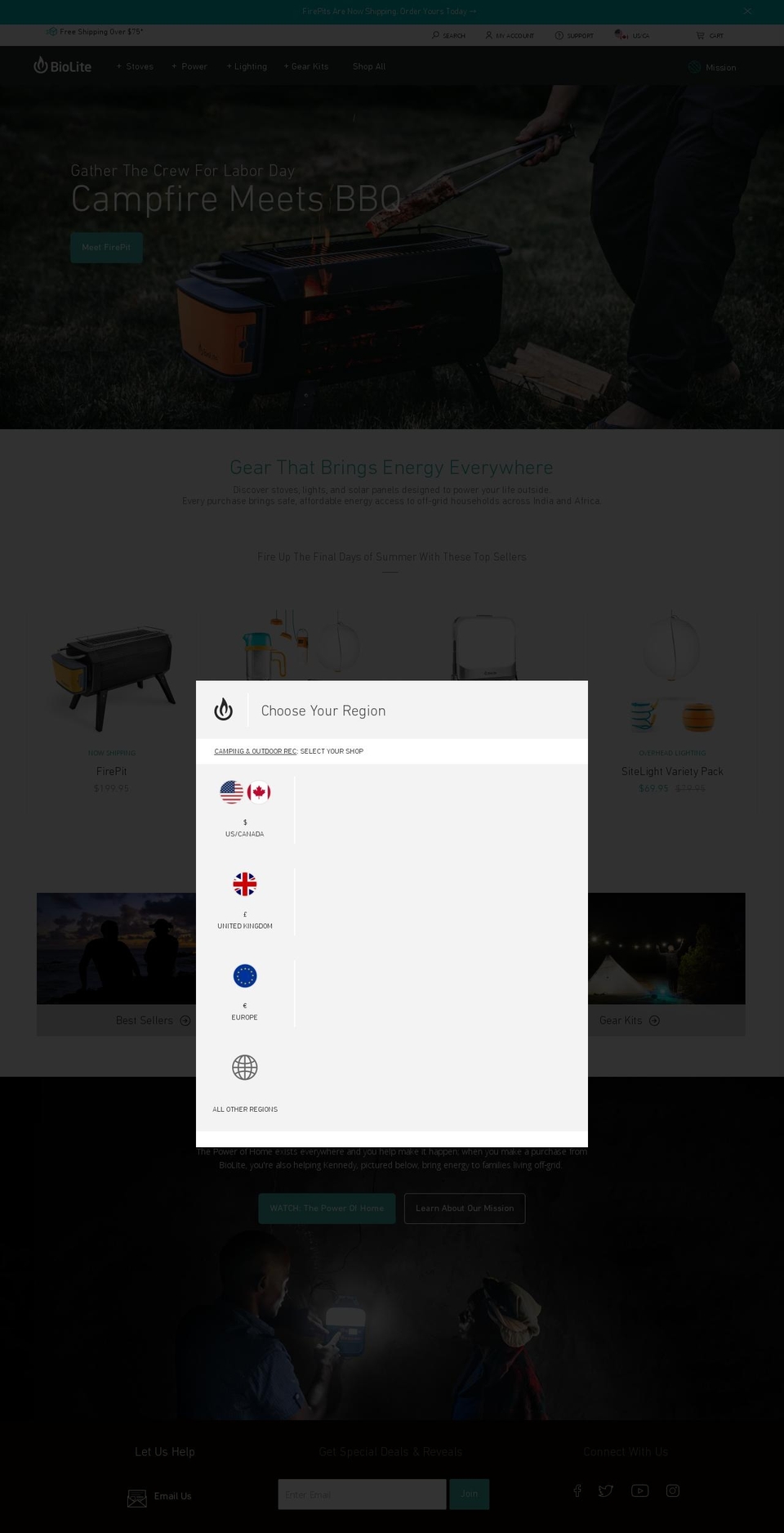 08082018 - FirePit Launch Shopify theme site example bioliteaustralia.com