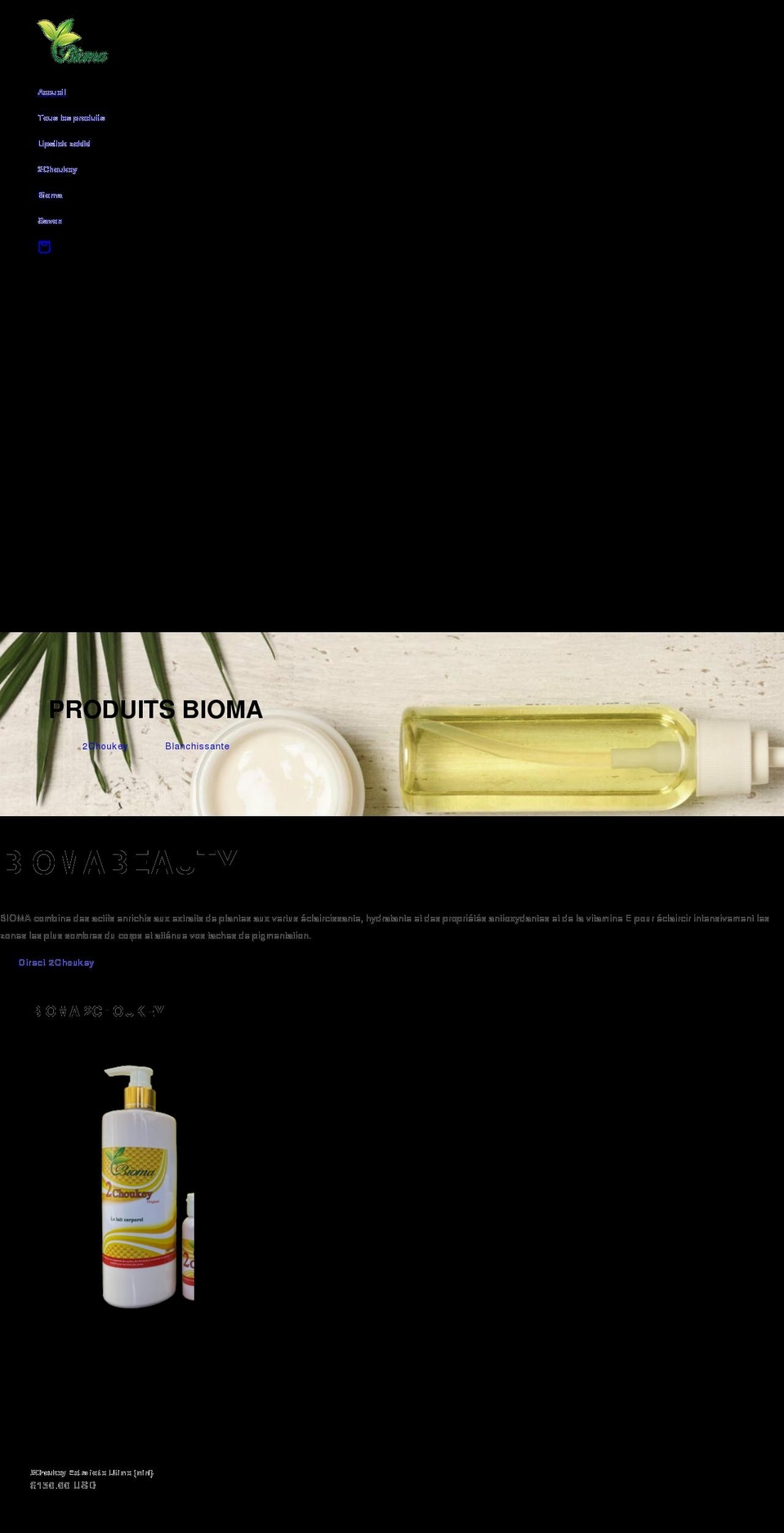 biomabeauty.com shopify website screenshot
