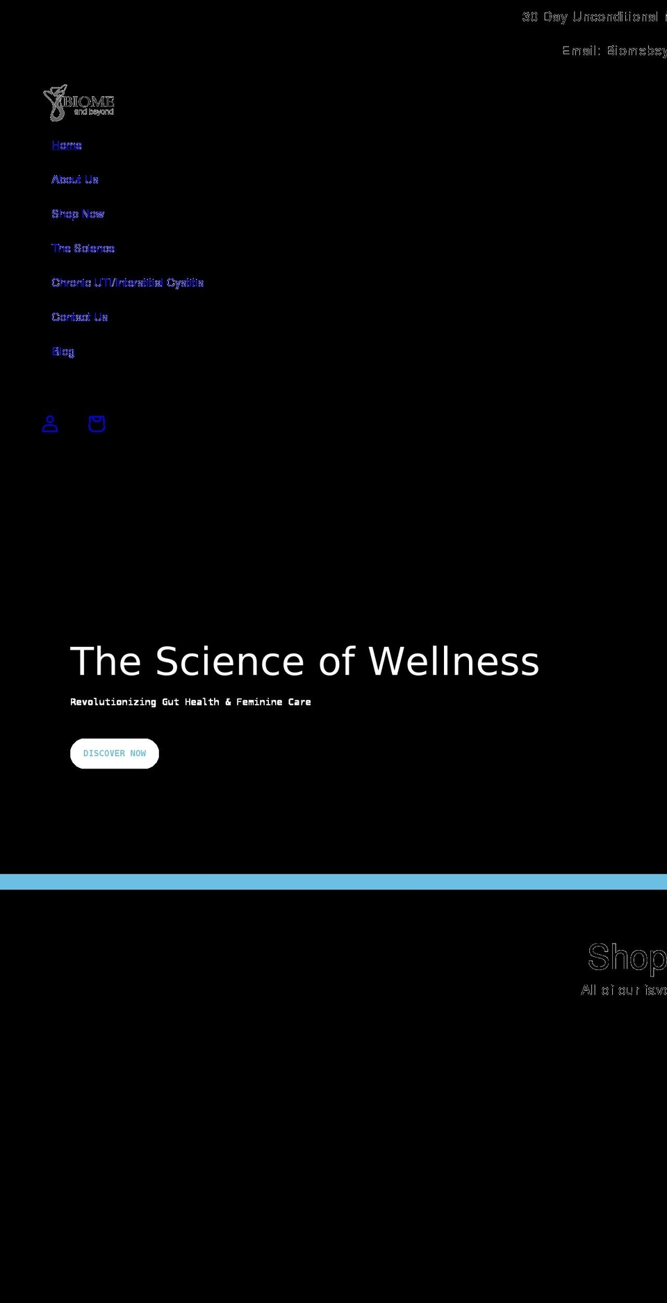 biomeandbeyond.com shopify website screenshot