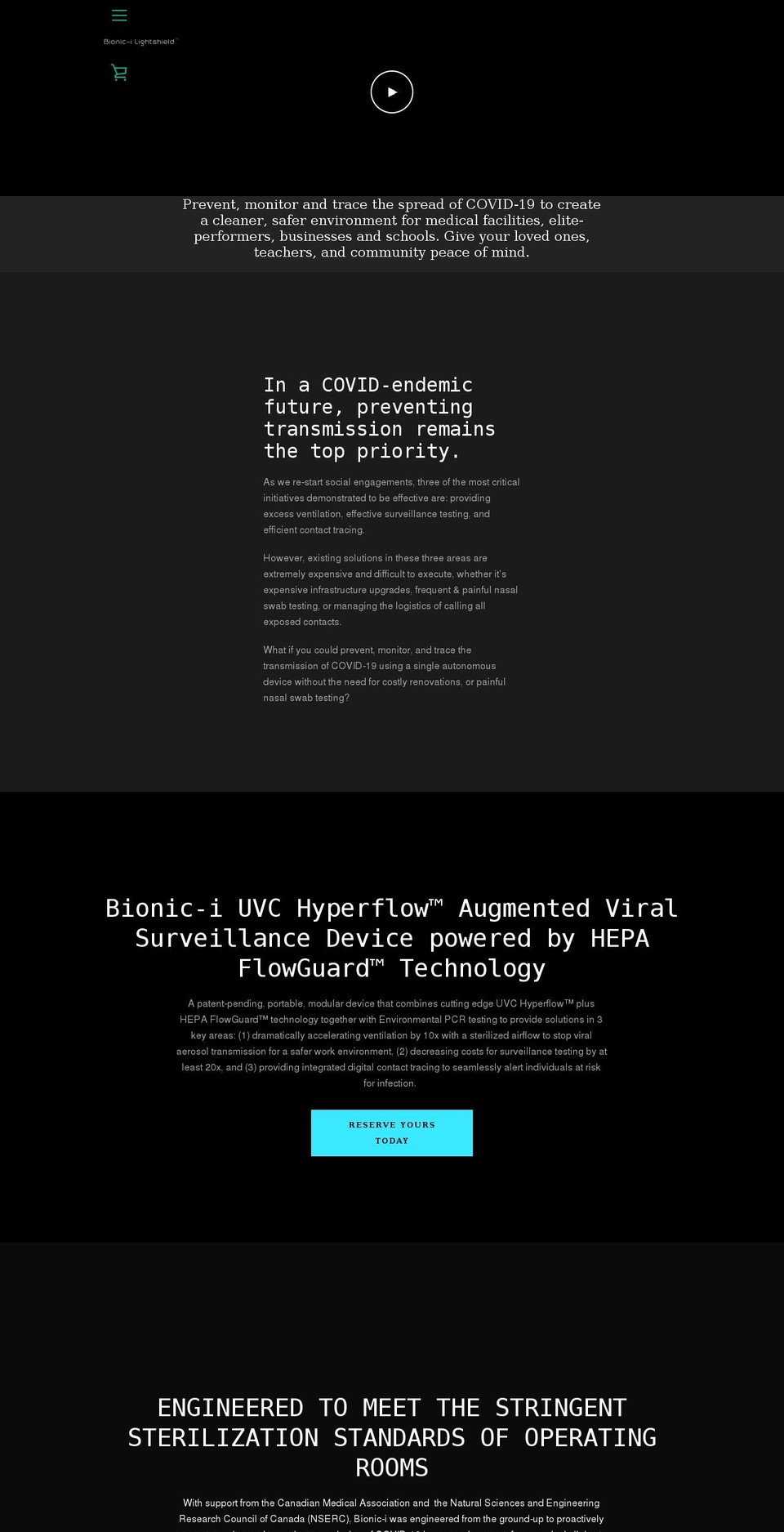 bionic-i.com shopify website screenshot