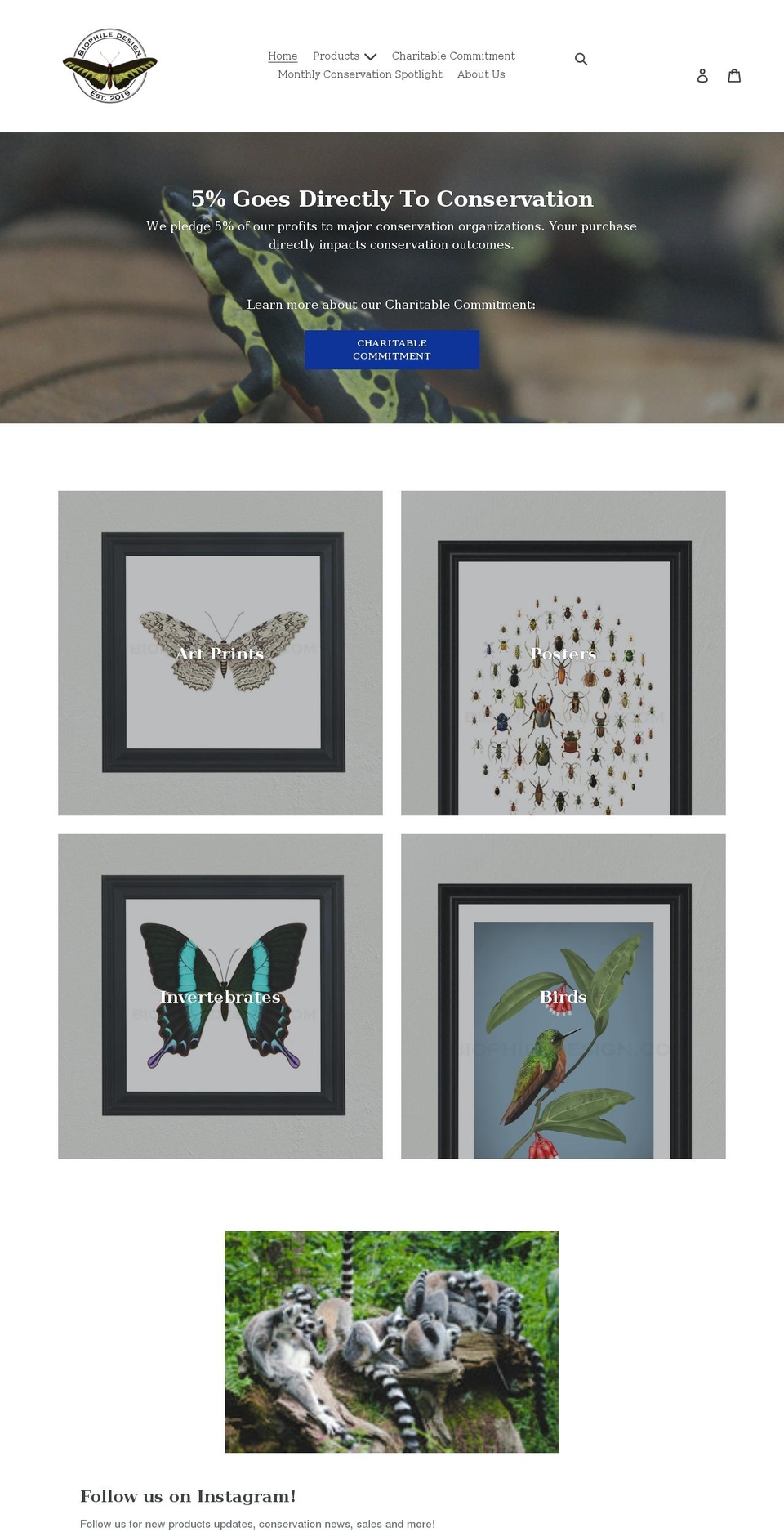 biophiledesign.com shopify website screenshot
