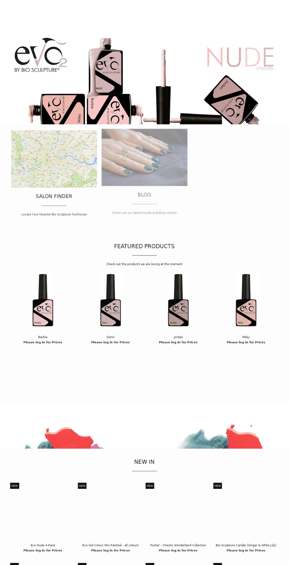 Highlight Shopify theme site example biosculpture.co.uk