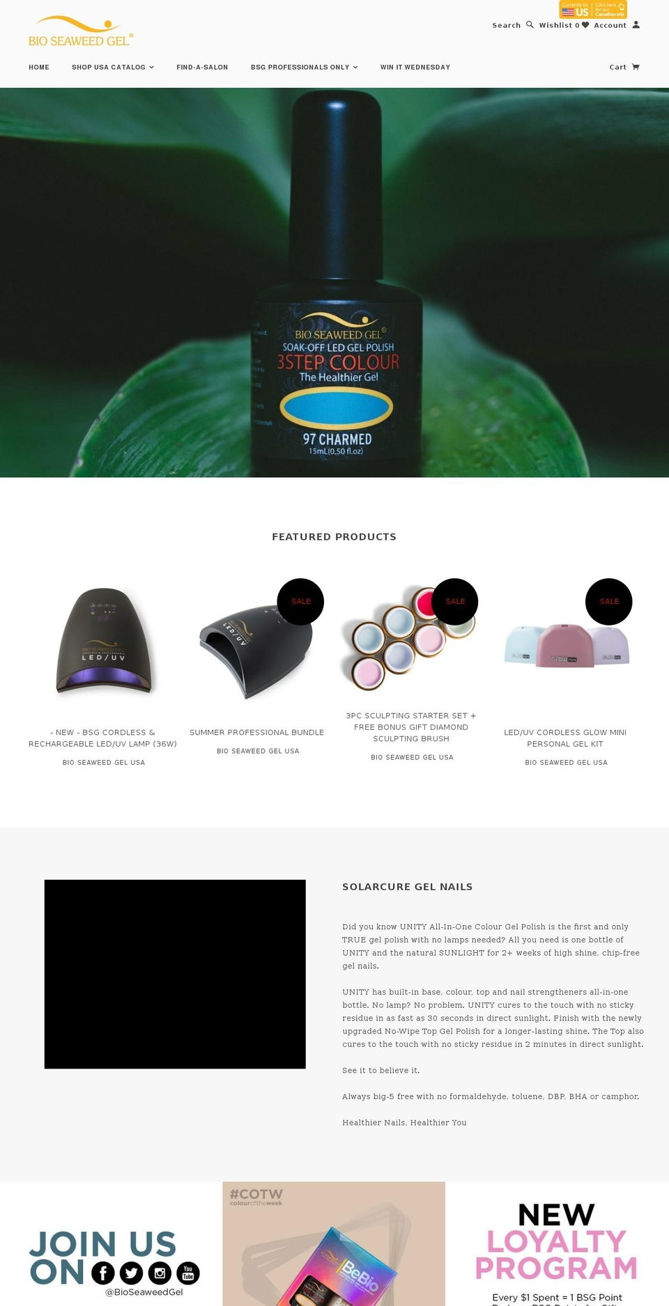 bioseaweedgel.com shopify website screenshot