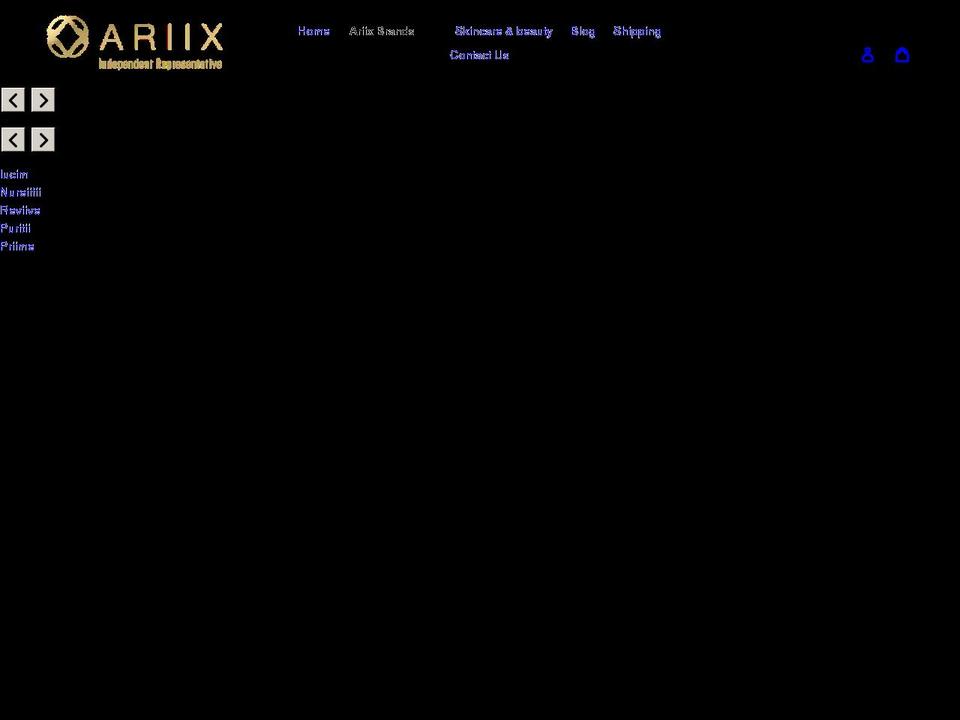 biosense-ariix.com shopify website screenshot