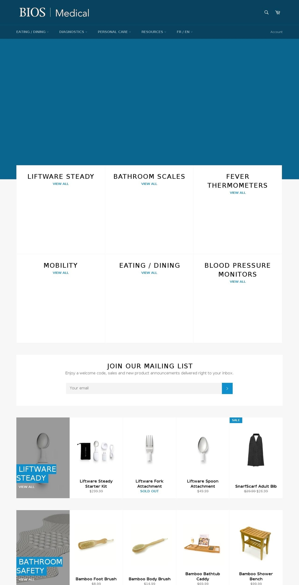 biosmedical.com shopify website screenshot