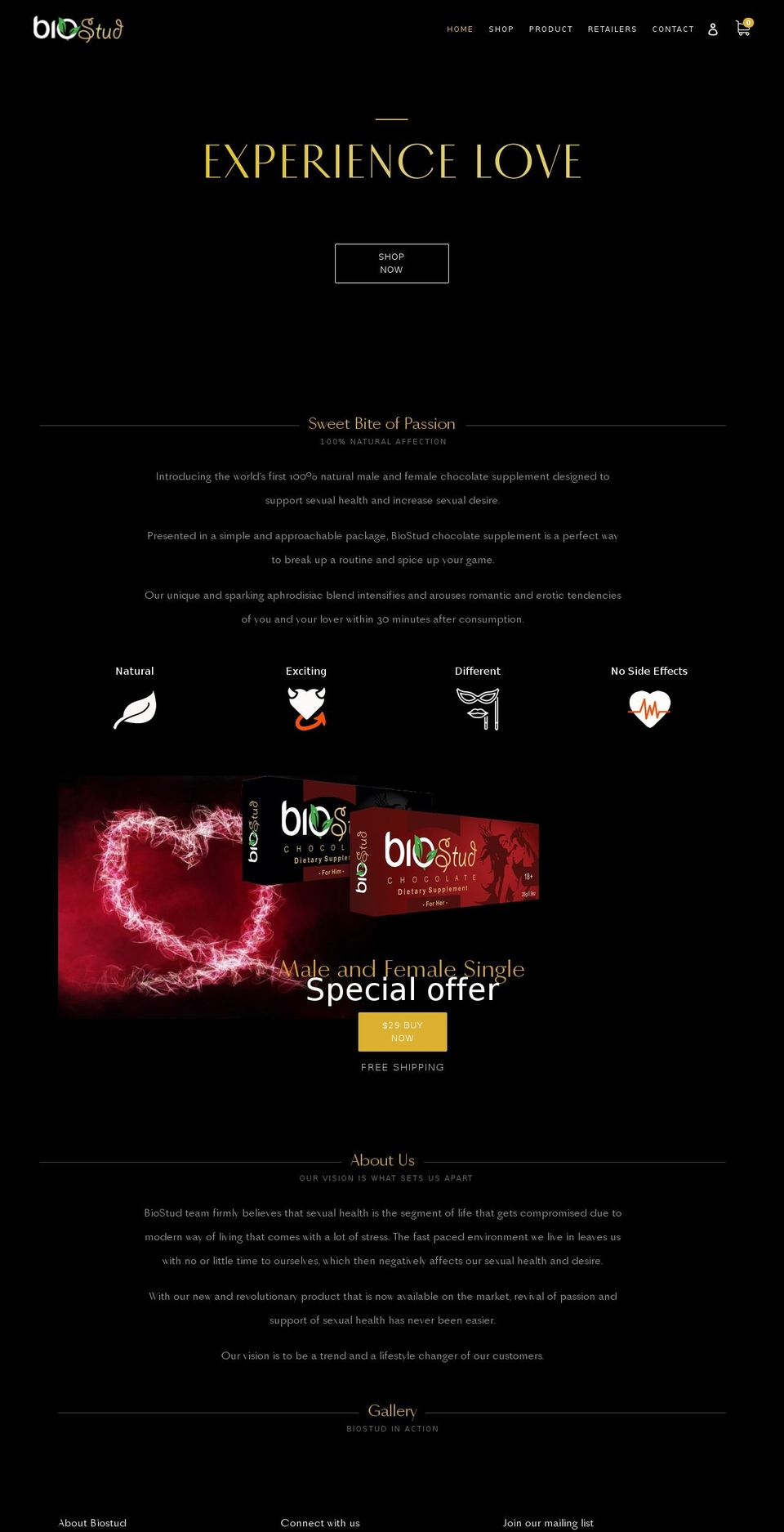 biostudusa.com — Shopify storefront screenshot