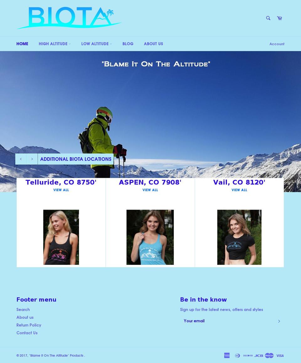 biota.net shopify website screenshot