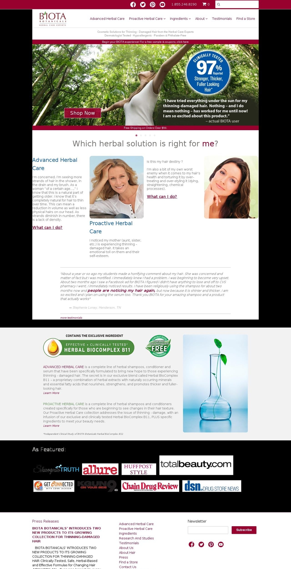 BIOTA Shopify theme site example biotalabna.com