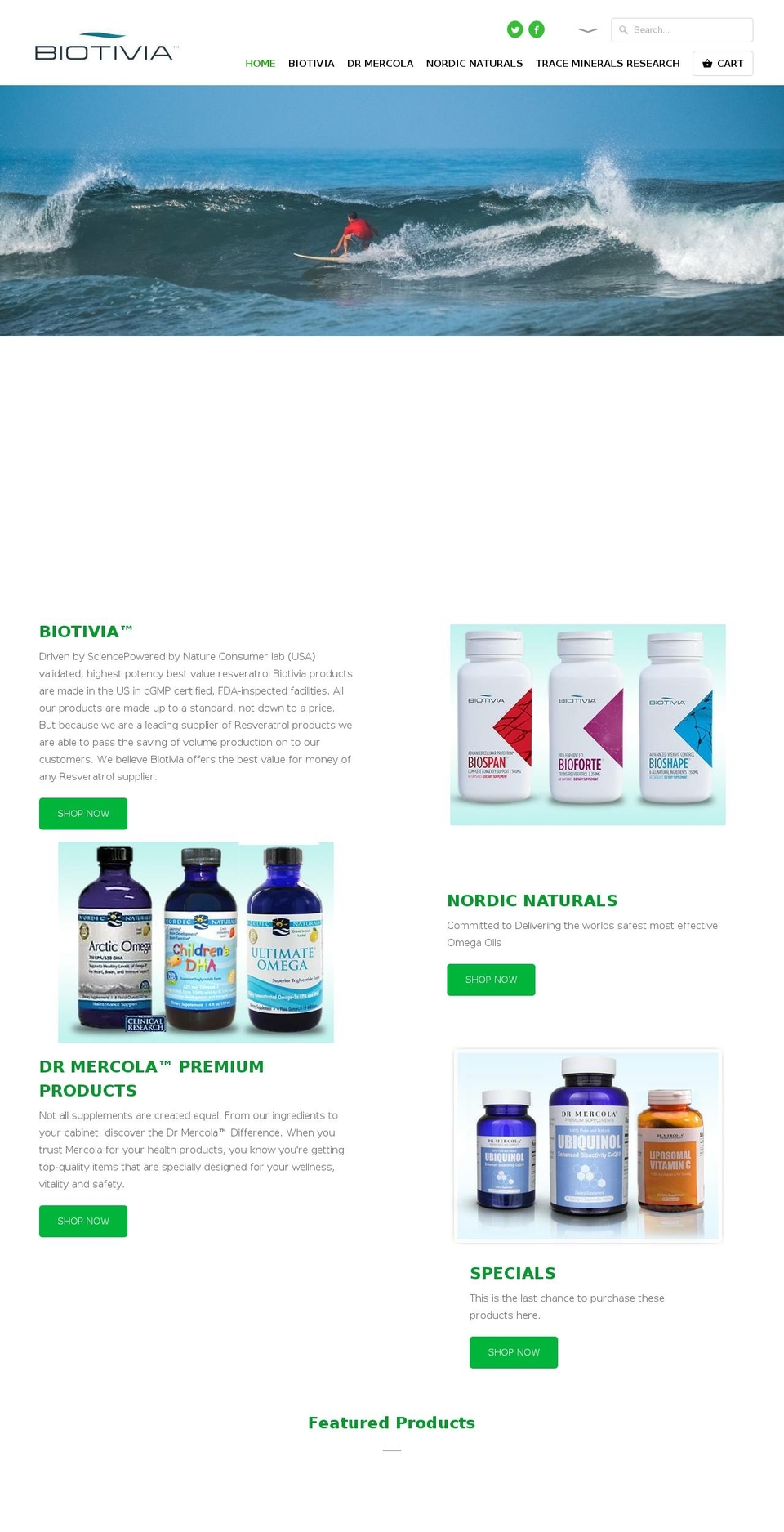 biotiviaresveratrol.co.nz shopify website screenshot