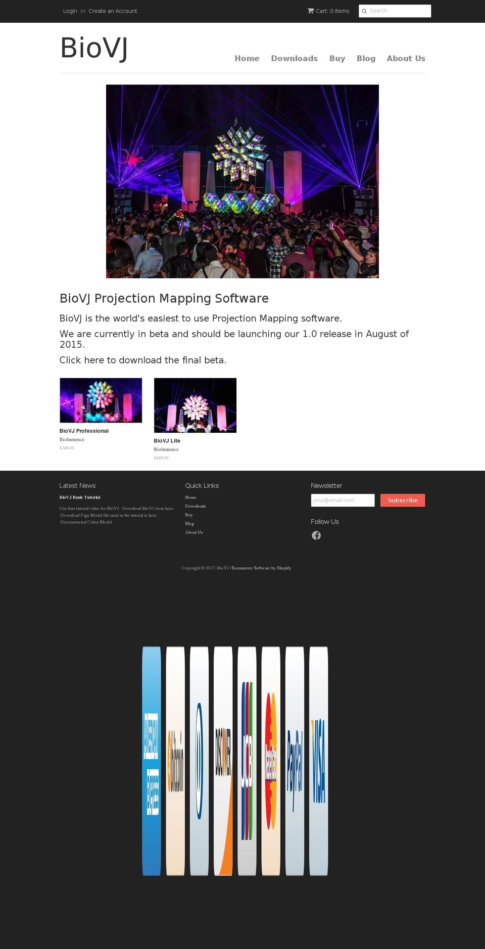 biovj.com shopify website screenshot