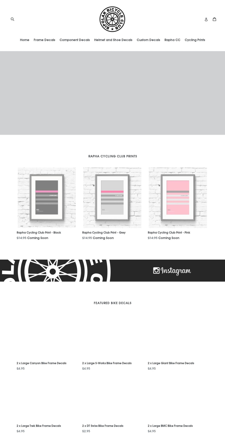 bipolarbicycleclub.com — Shopify storefront screenshot