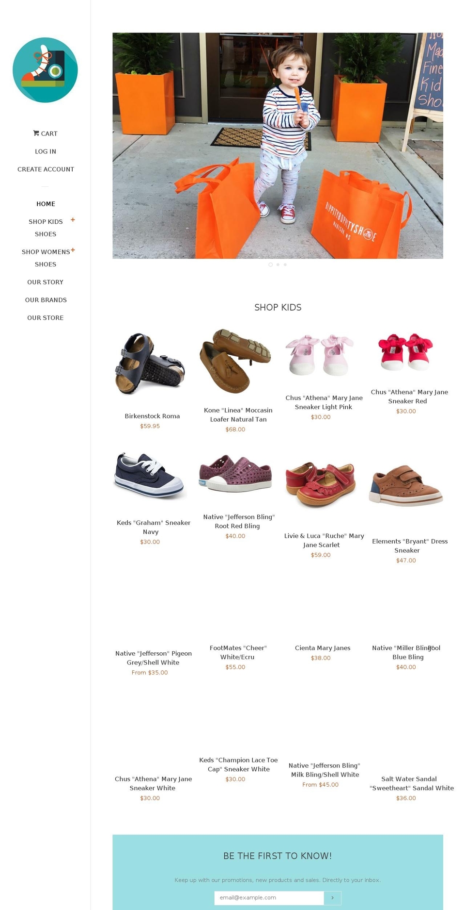 bippityboppityshoe.com shopify website screenshot
