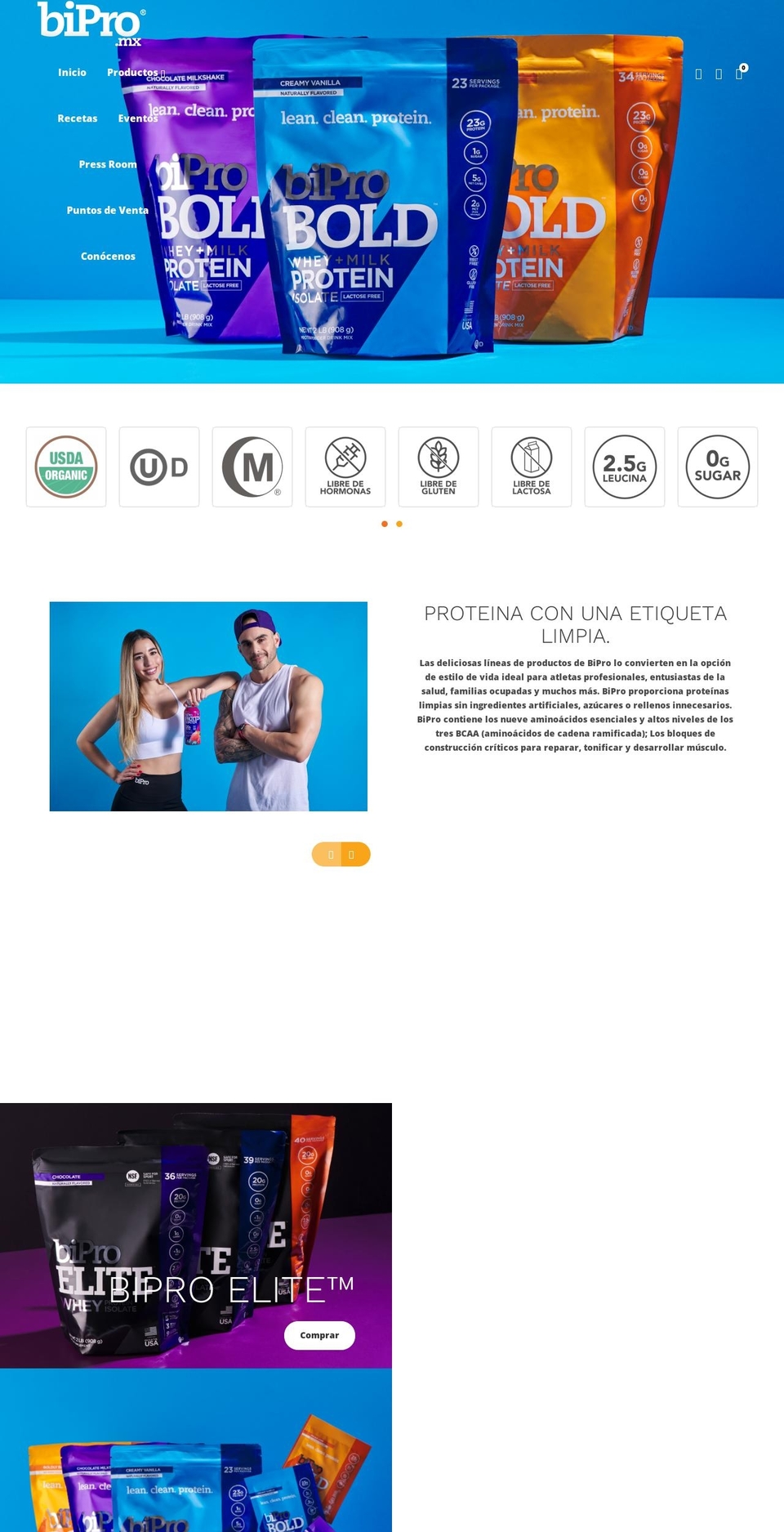 bipromx.com shopify website screenshot