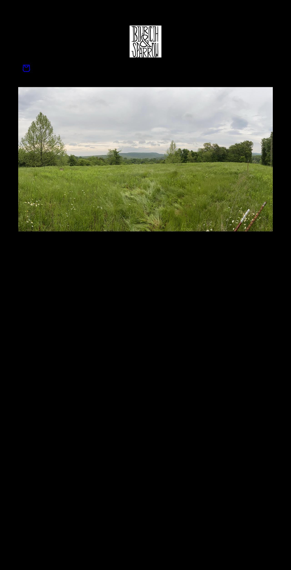 birchandsparrow.com shopify website screenshot