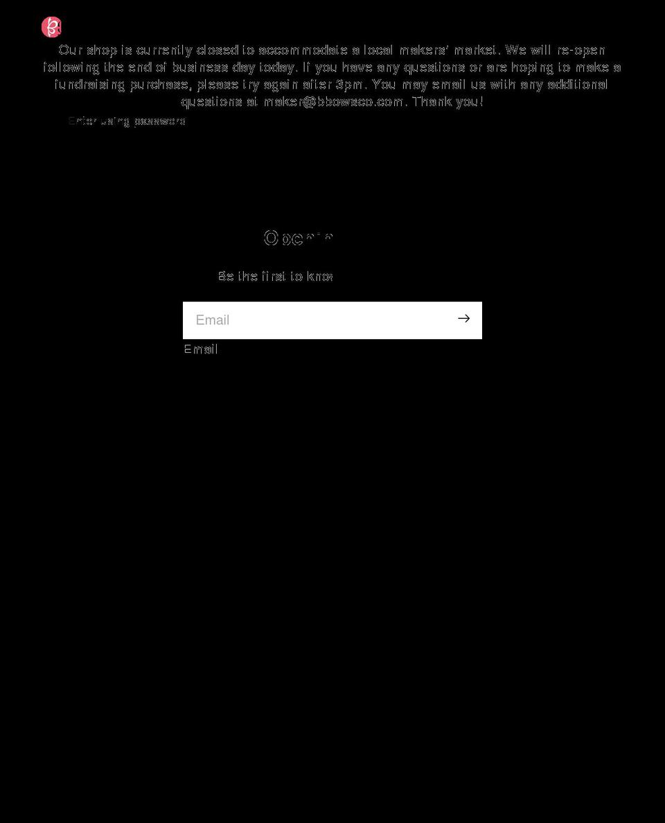 birchbabesaccessories.com shopify website screenshot