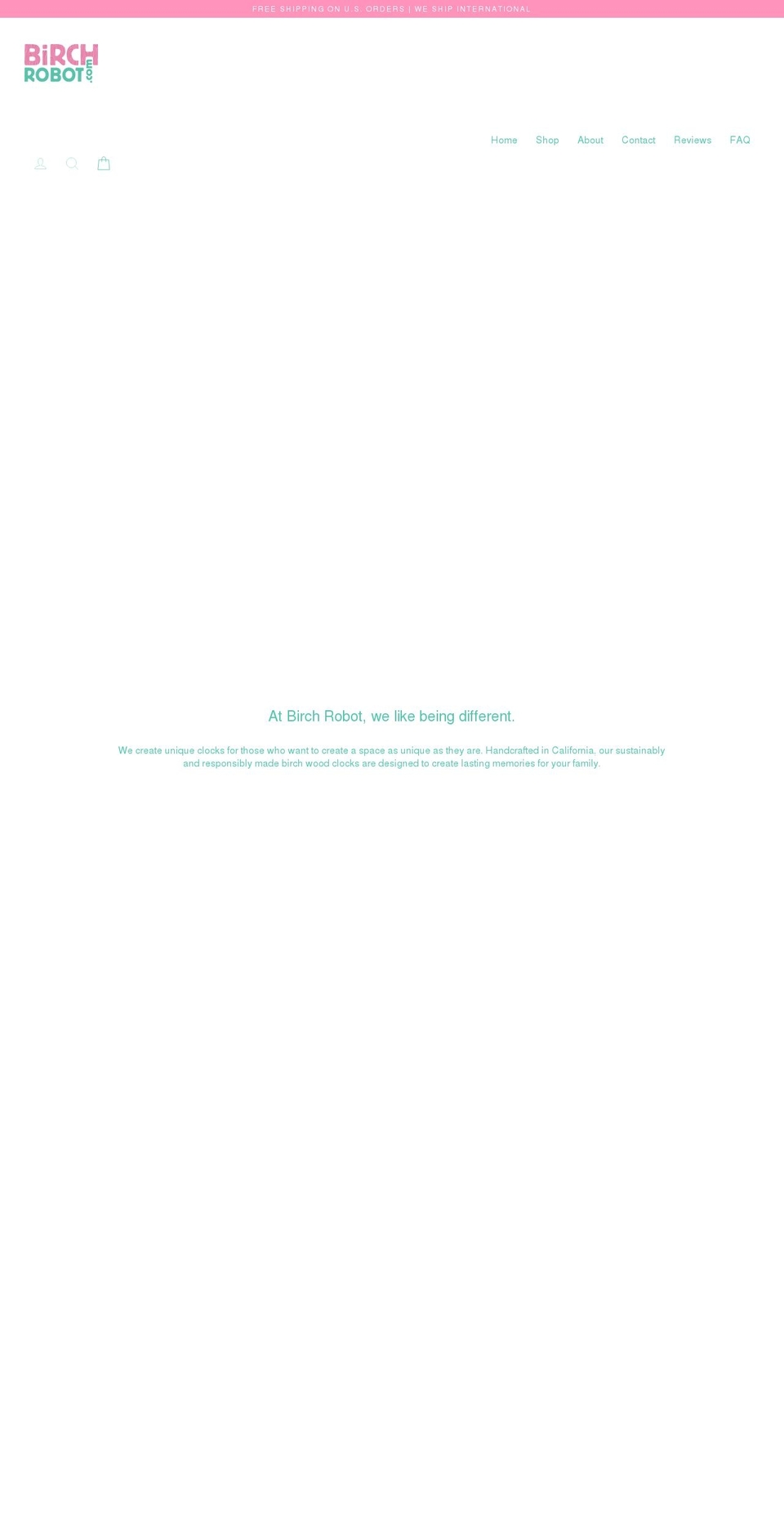 birchrobot.com shopify website screenshot