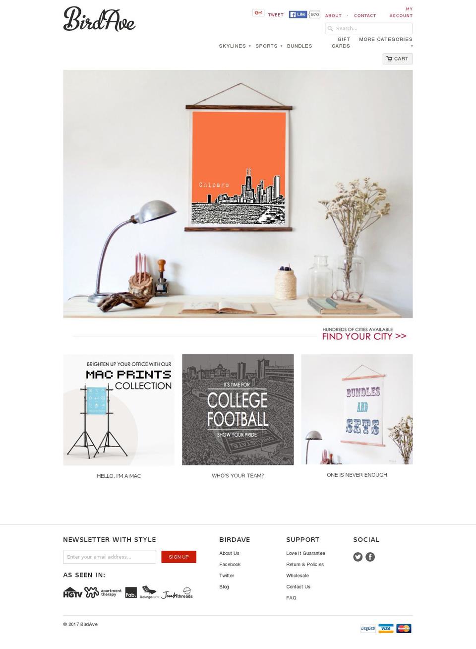 birdavestudio.com shopify website screenshot
