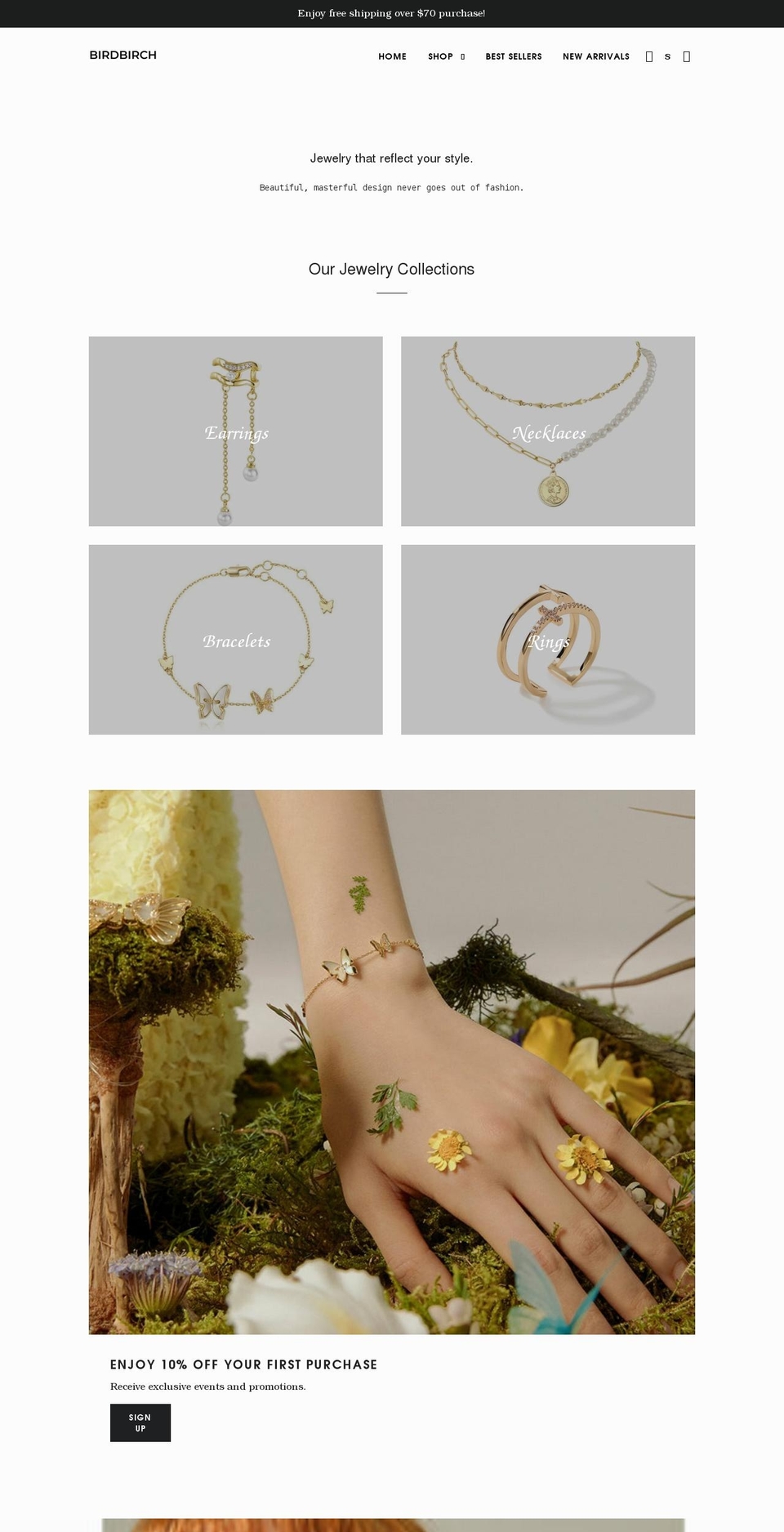 birdbirch.com shopify website screenshot