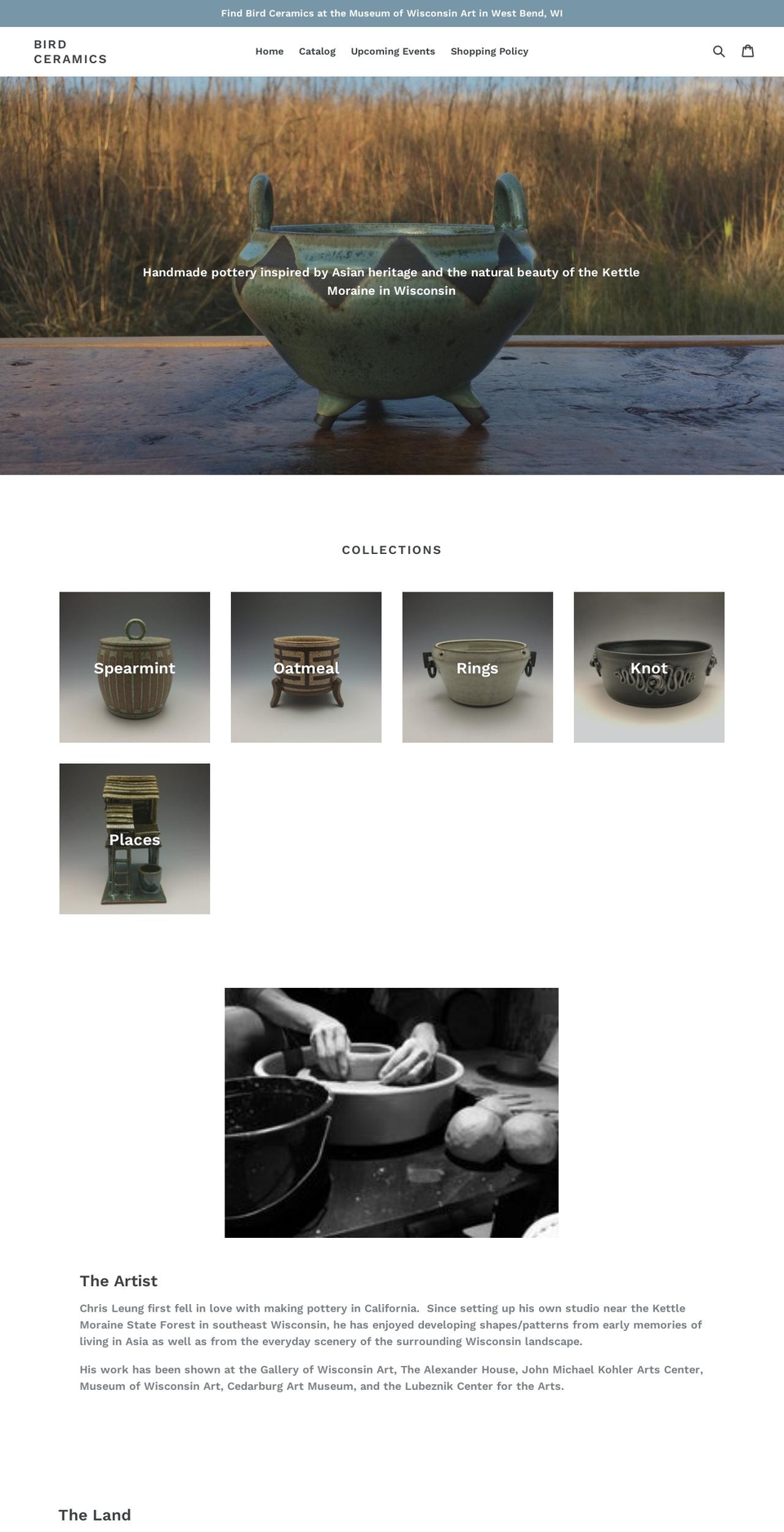 birdceramics.com shopify website screenshot