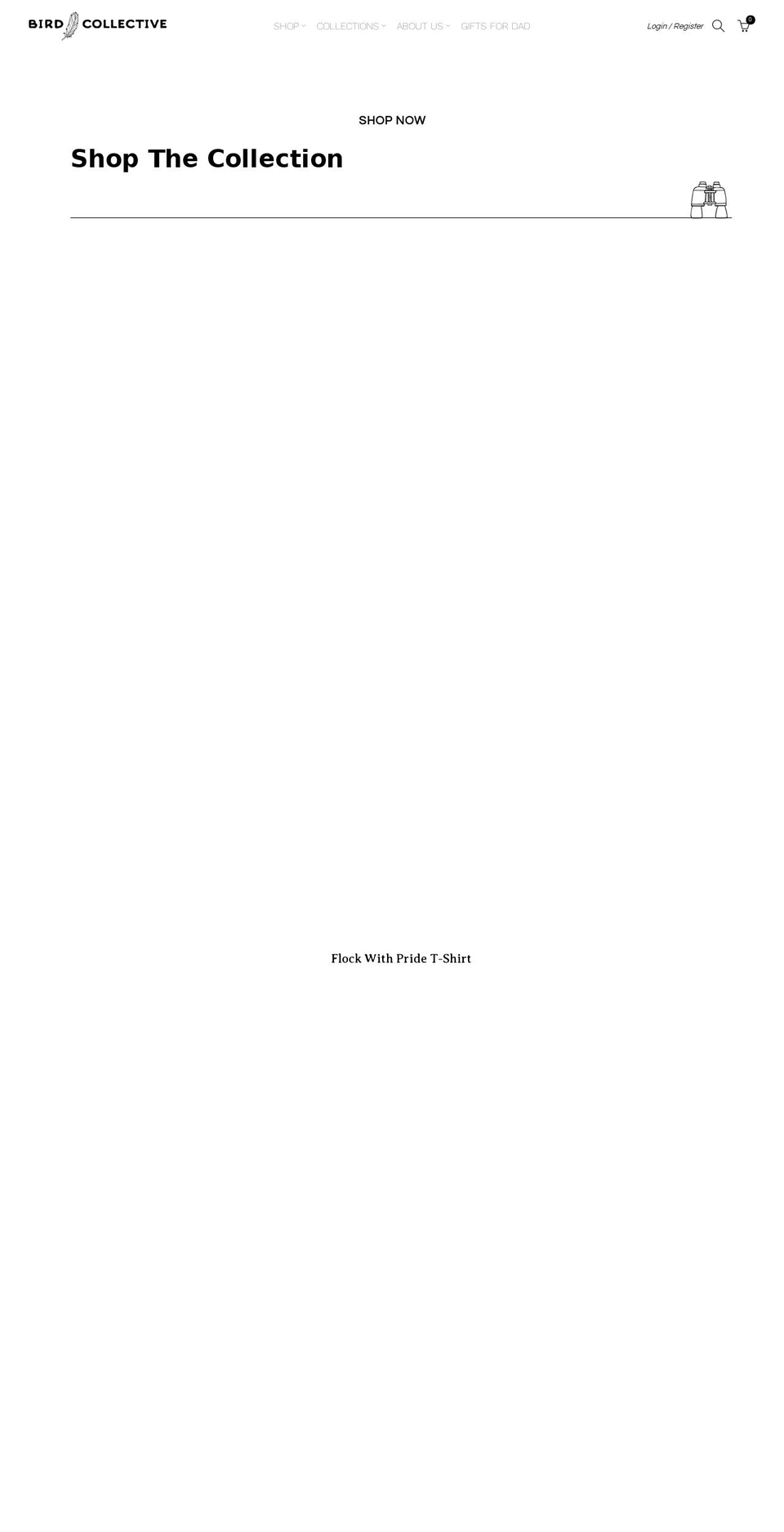 birdcollective.com shopify website screenshot