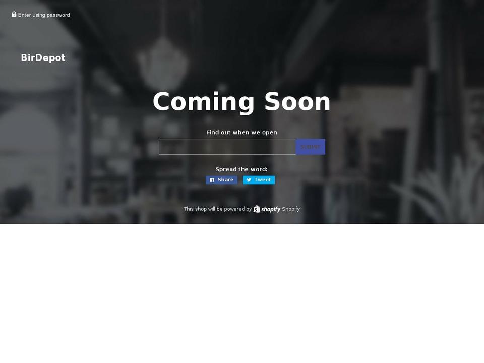birdepot.com — Shopify storefront screenshot