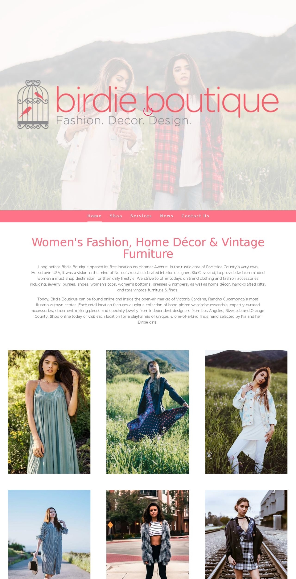 birdie-boutique.com shopify website screenshot