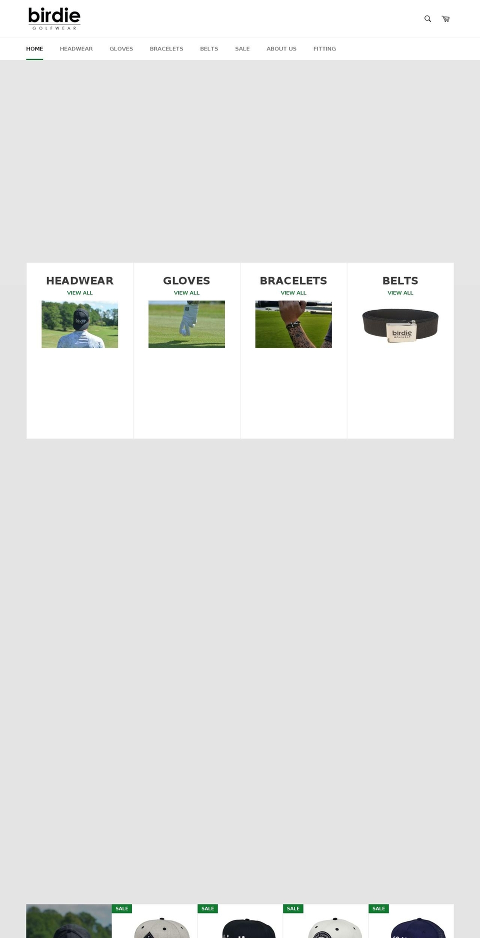 birdie-golfwear.com — Shopify storefront screenshot