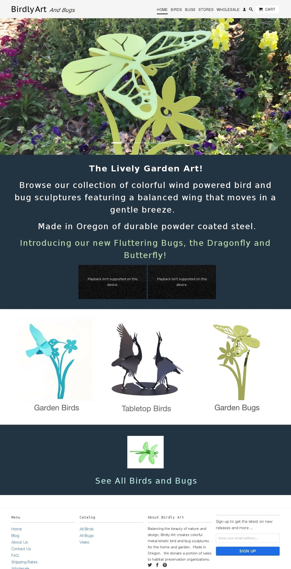 birdlyart.com shopify website screenshot