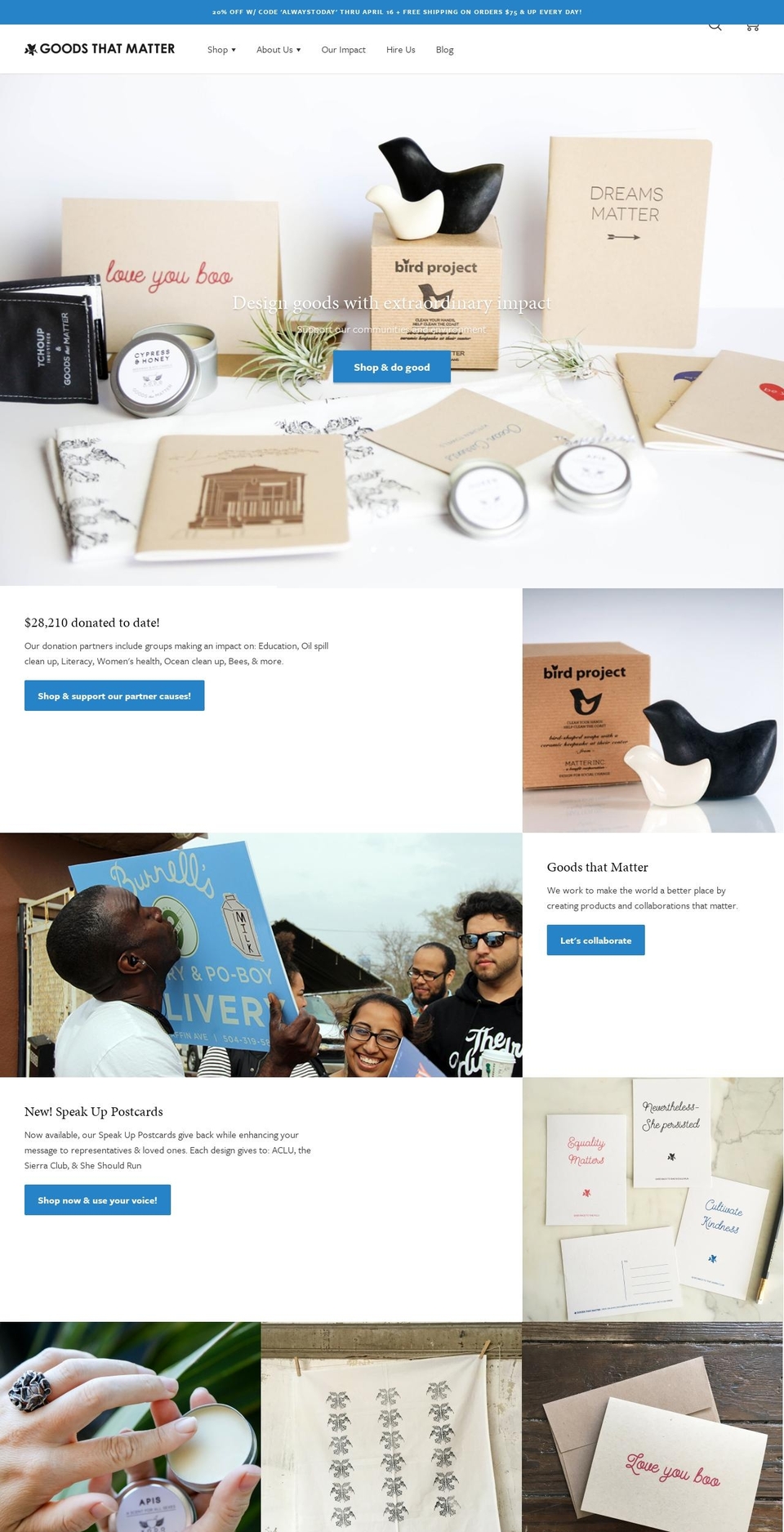 Ira Shopify theme site example birdproject.org