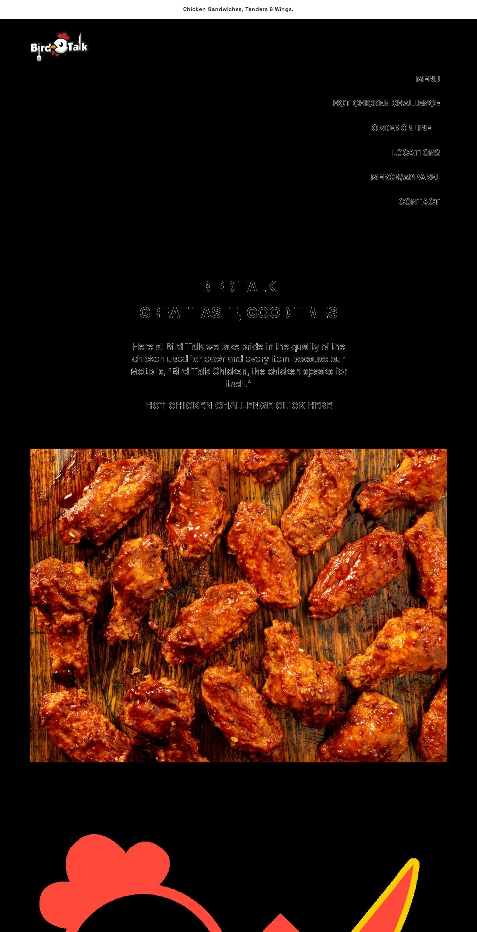 birdtalkchicken.com shopify website screenshot