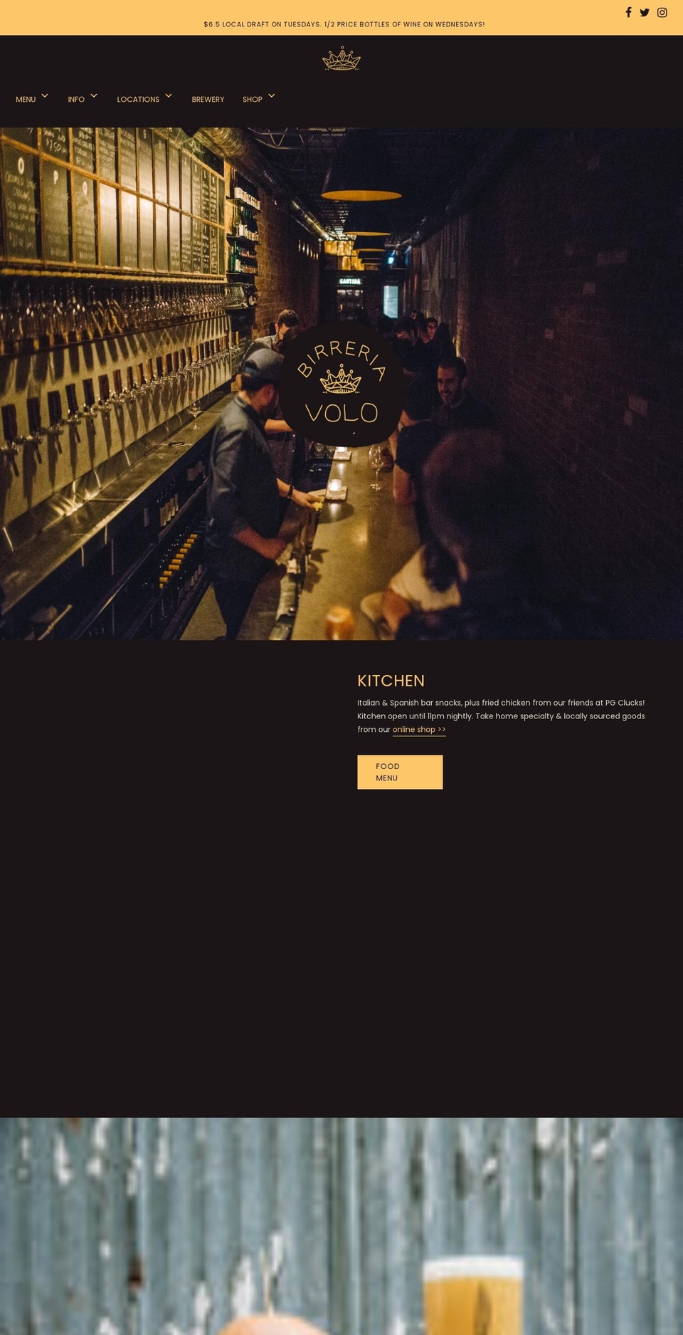 birreriavolo.com shopify website screenshot