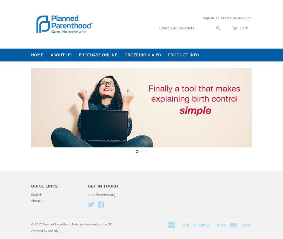 birthcontrolkit.org shopify website screenshot