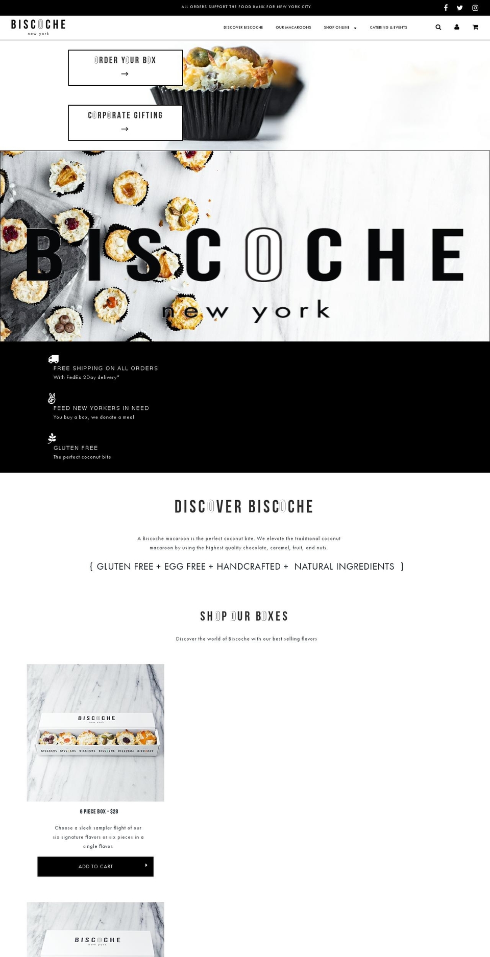 biscoche.com shopify website screenshot