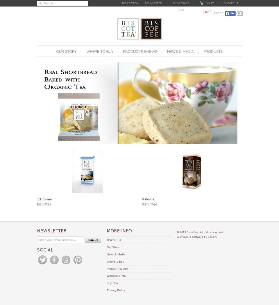 Copy of Responsive Shopify theme site example biscoffee.net