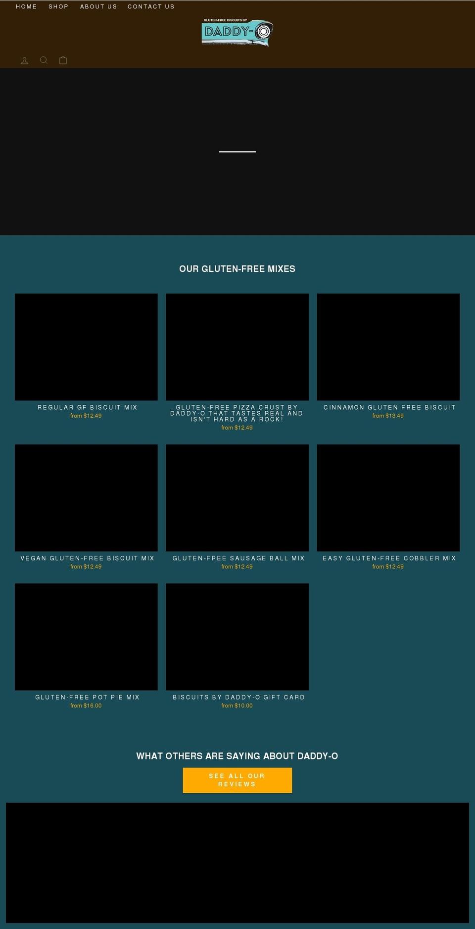 biscuitsbydaddyo.com shopify website screenshot