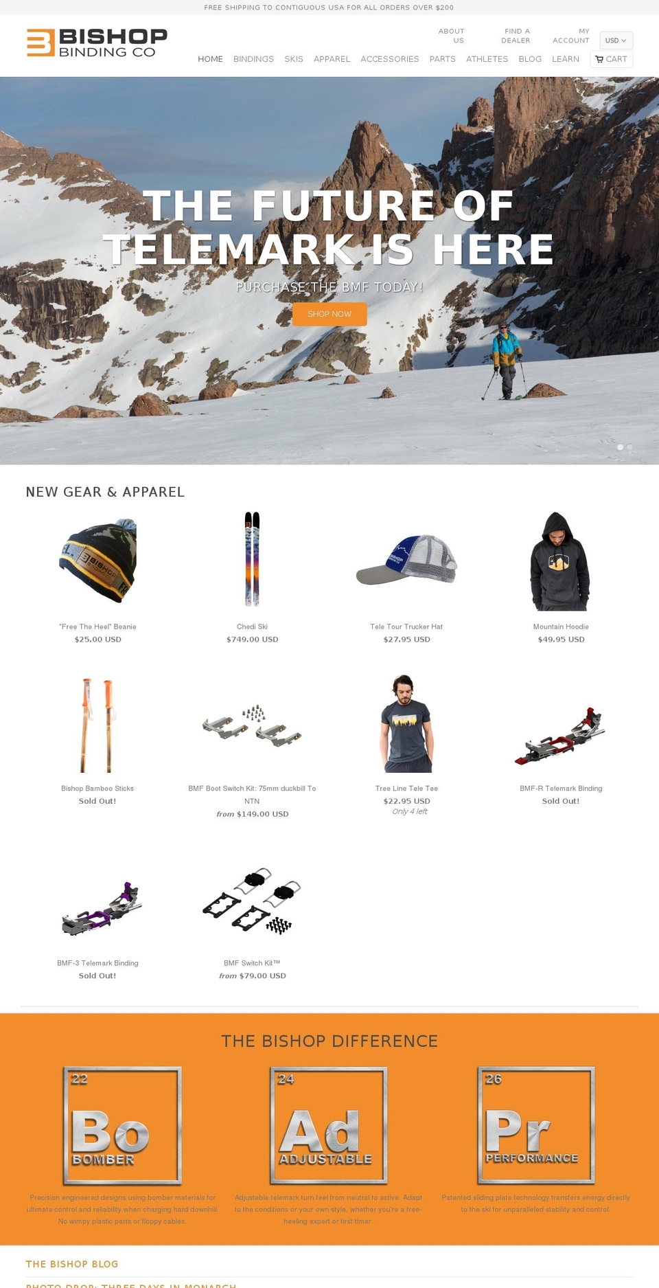 Bishop Binding Co. V4 Shopify theme site example bishopbindingco.com