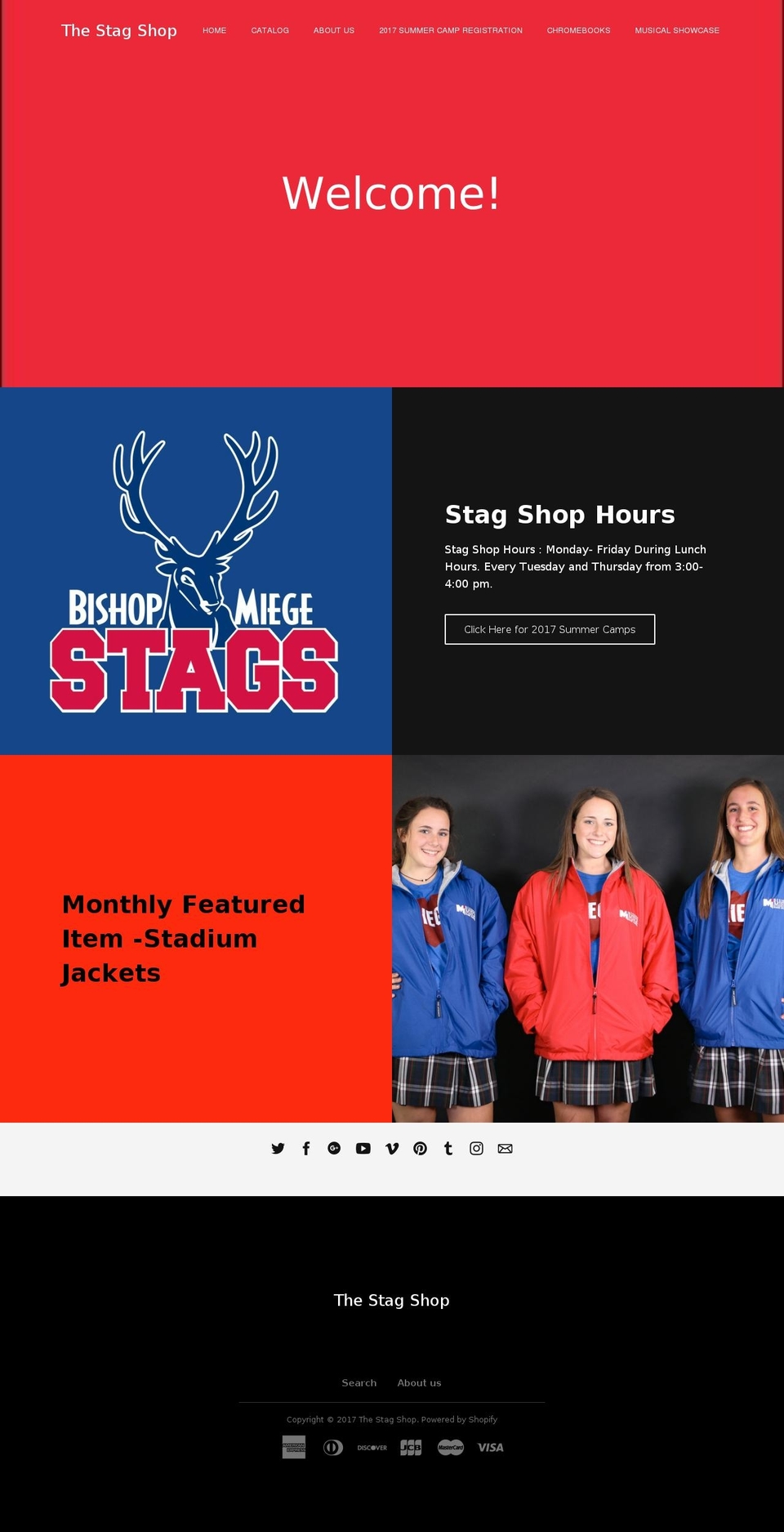 bishopmiegestagshop.com shopify website screenshot