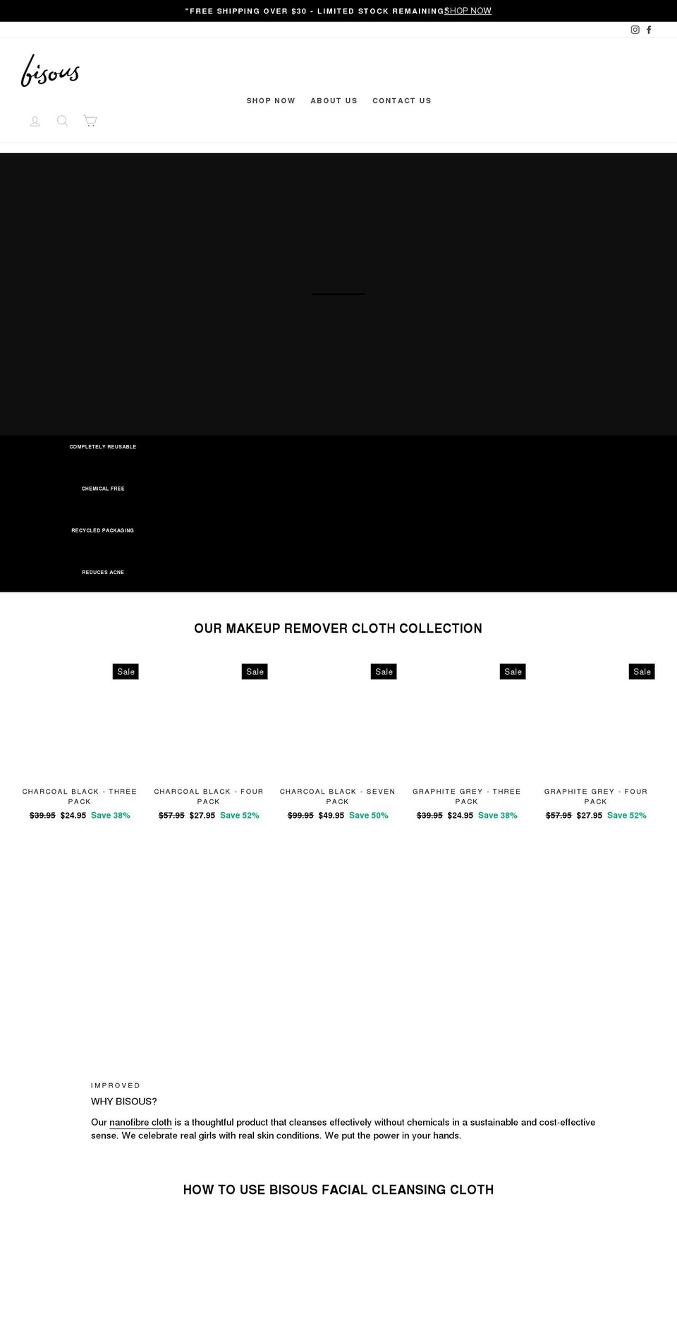 Tony Rebuild  Black Friday Shopify theme site example bisous.com.au