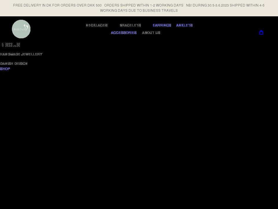 bisous.dk shopify website screenshot
