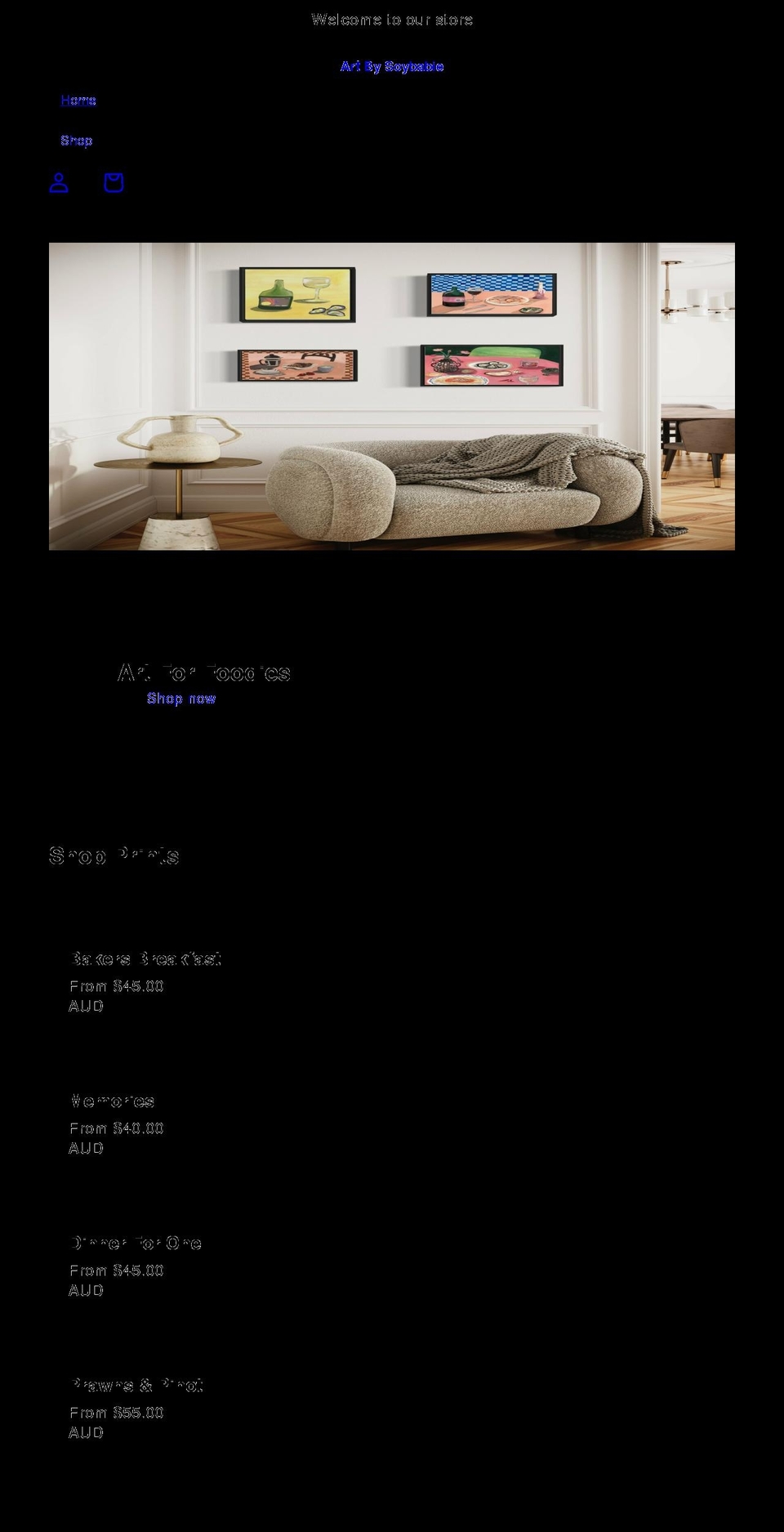 bisphastudios.com shopify website screenshot
