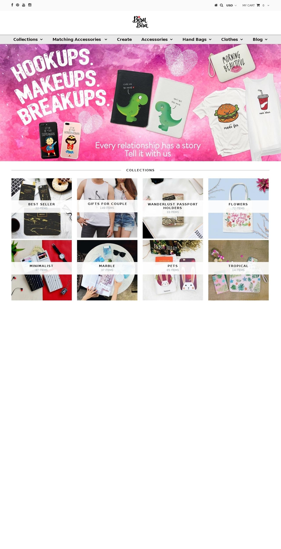 bisubisu.com shopify website screenshot