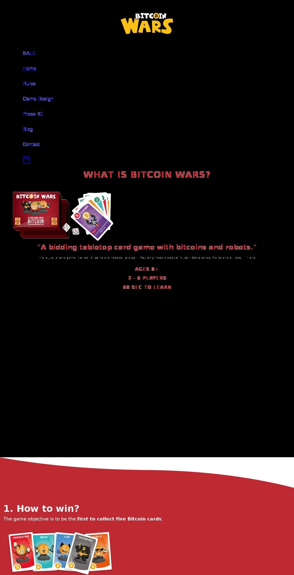 bitcoin-wars.com shopify website screenshot